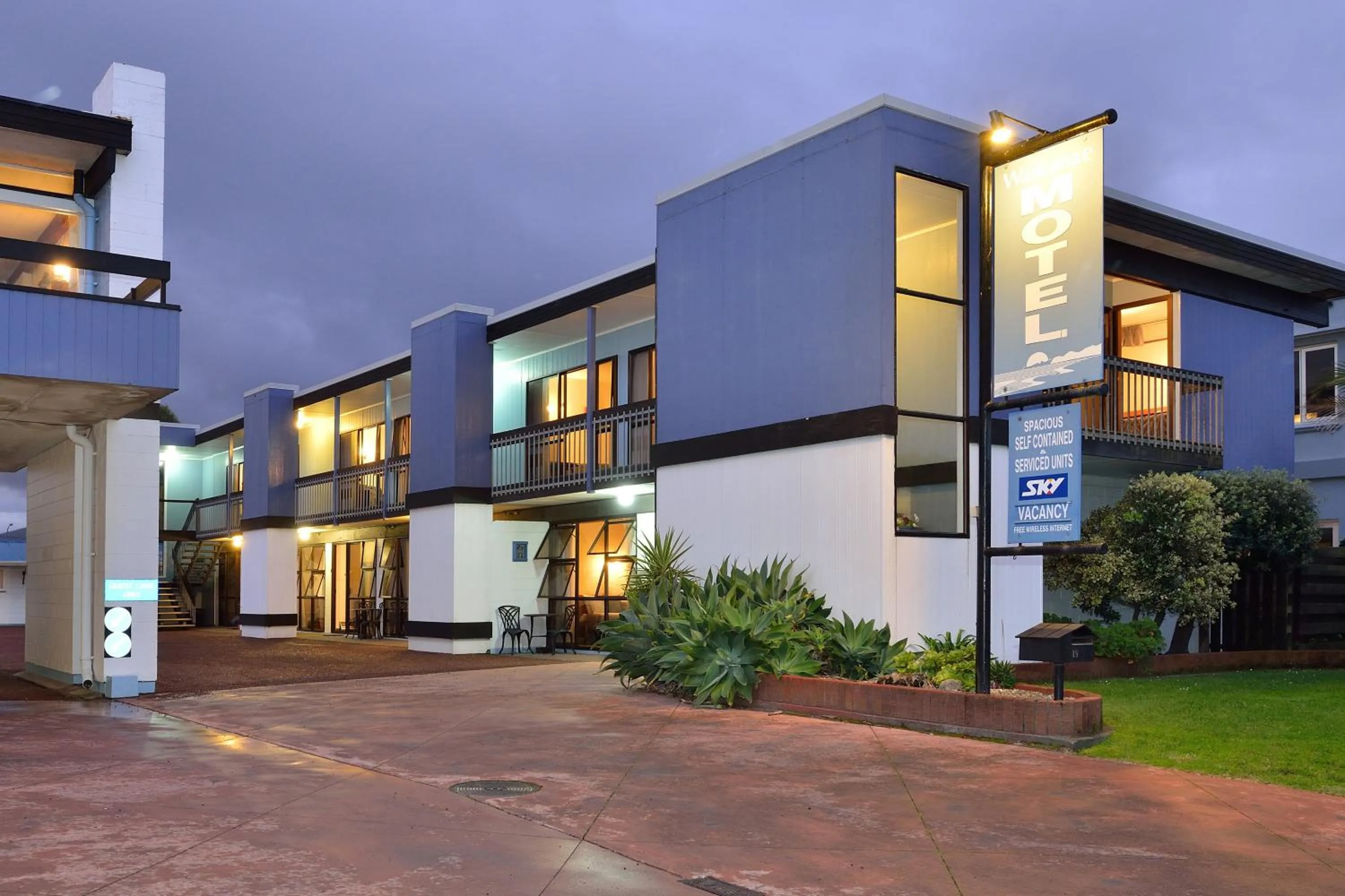 On site in Waikanae Beach Motel