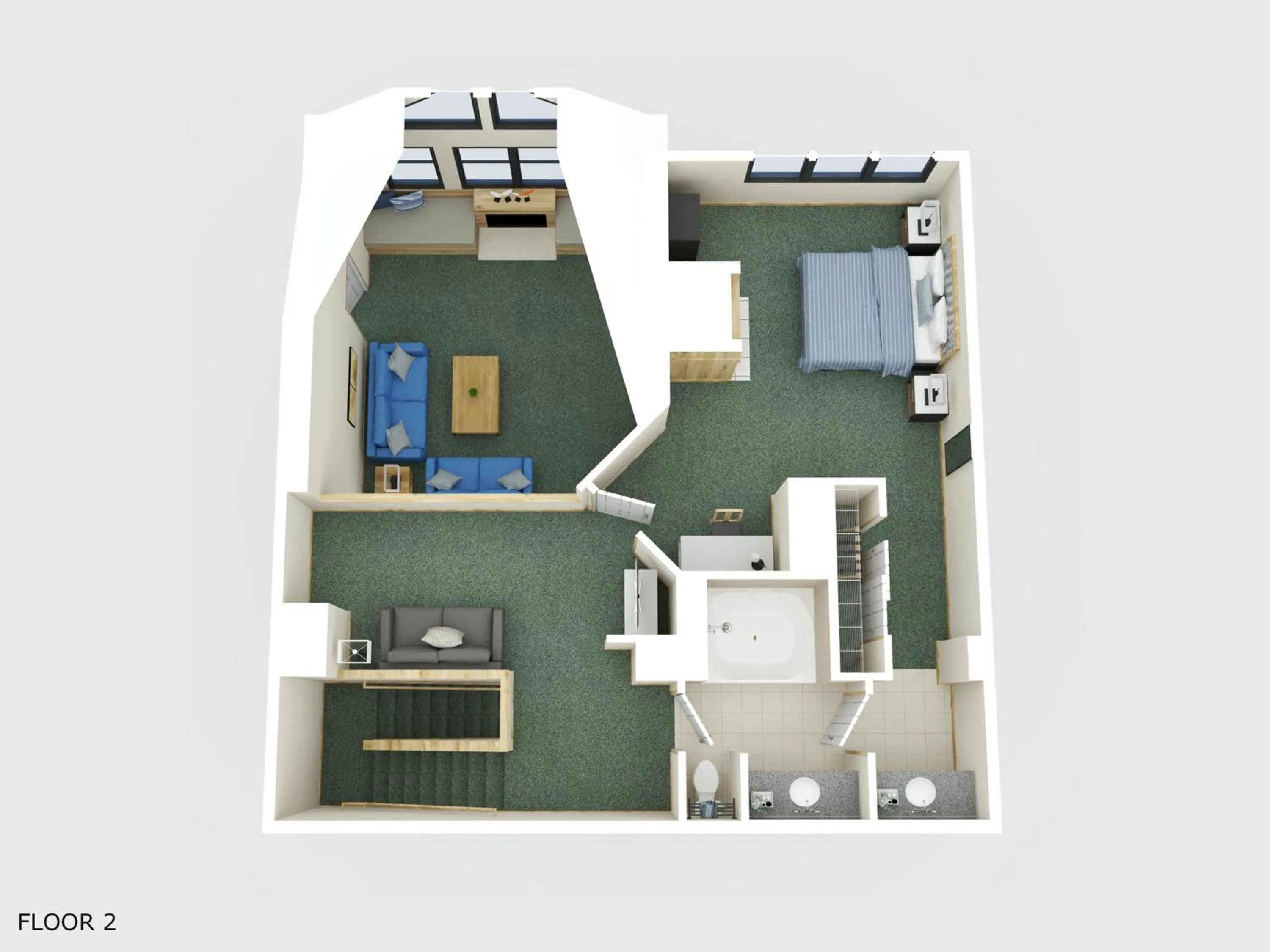 Floor plan in The Steamboat Grand