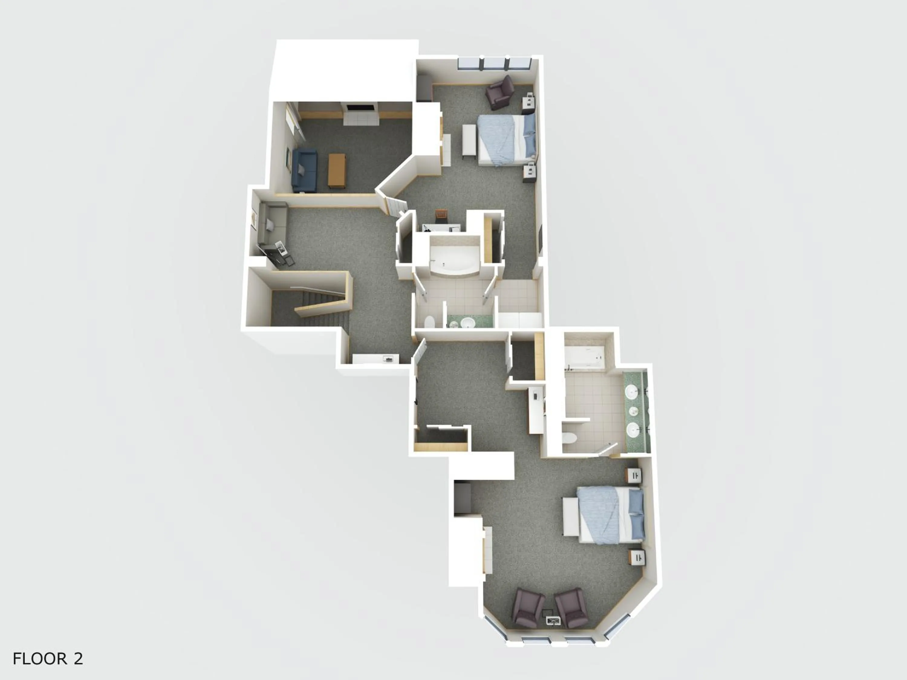 Floor plan in The Steamboat Grand