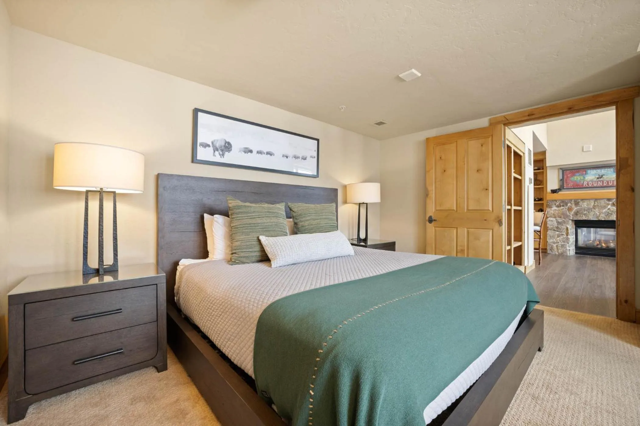 Bed in The Steamboat Grand