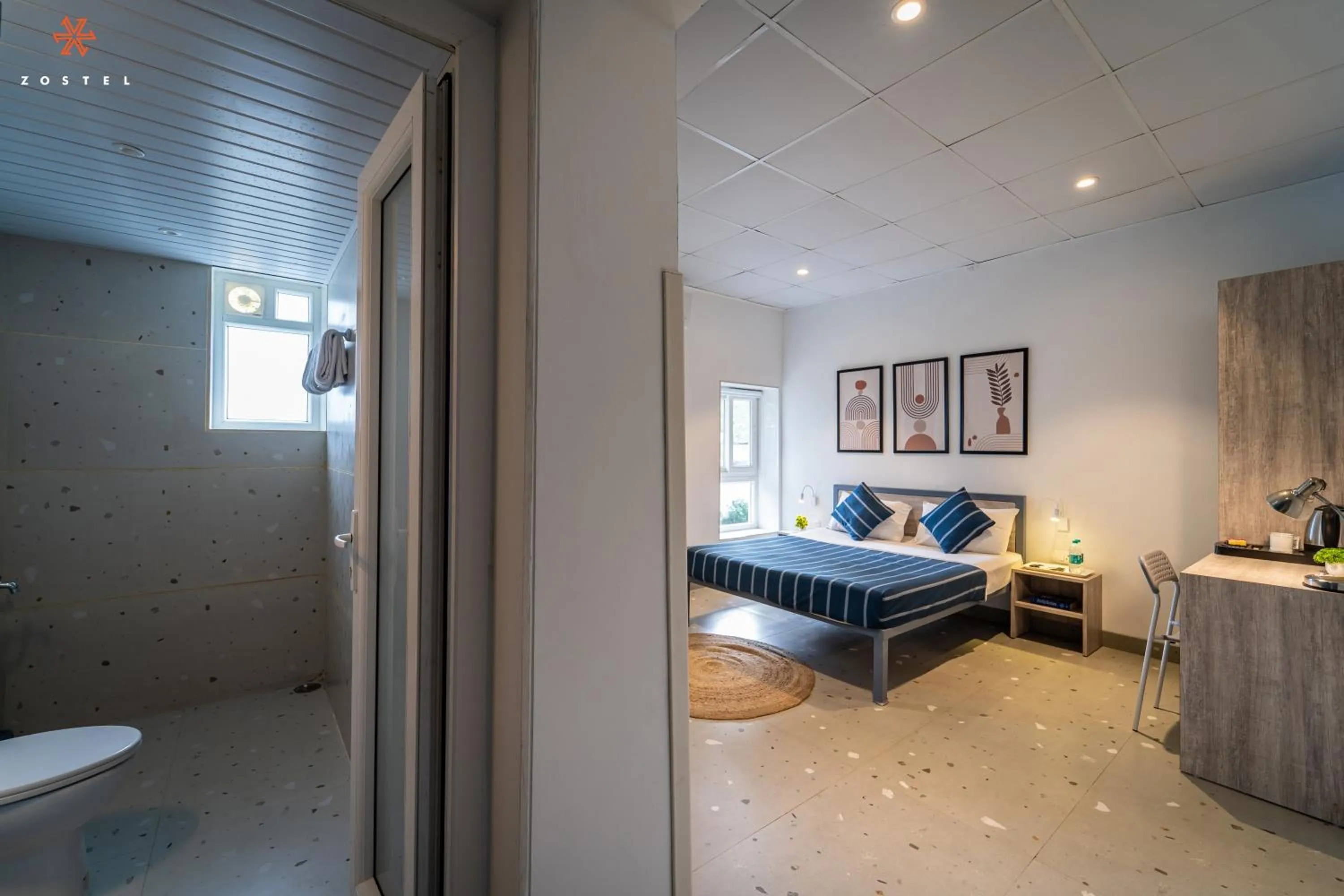 Bed in Zostel Chhatrapati Sambhajinagar, Formerly Aurangabad