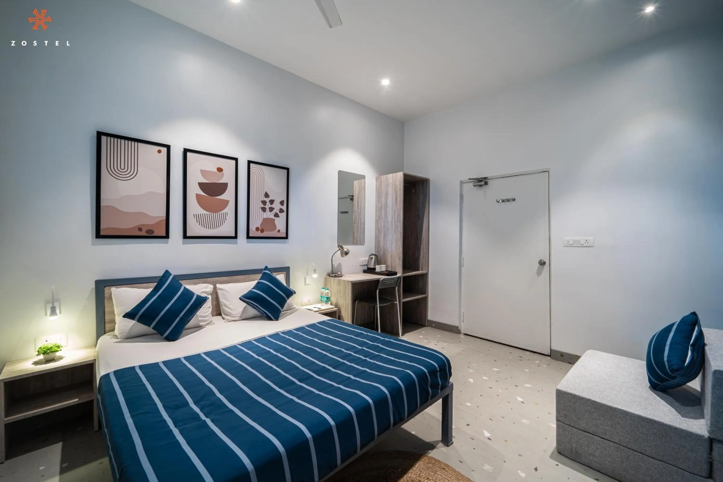 Bed in Zostel Chhatrapati Sambhajinagar, Formerly Aurangabad