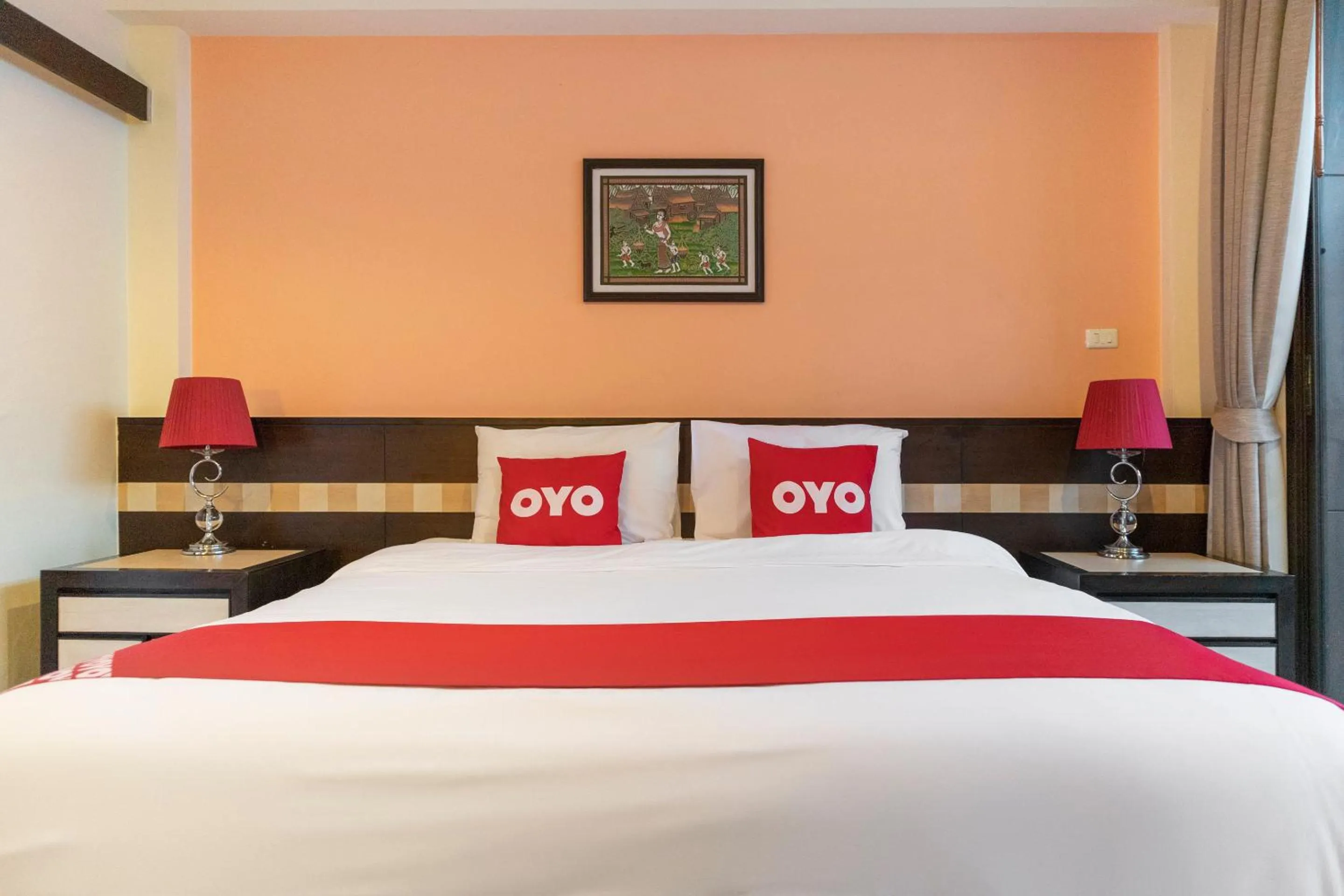 Bedroom in OYO 358 Rattana Residence Thalang