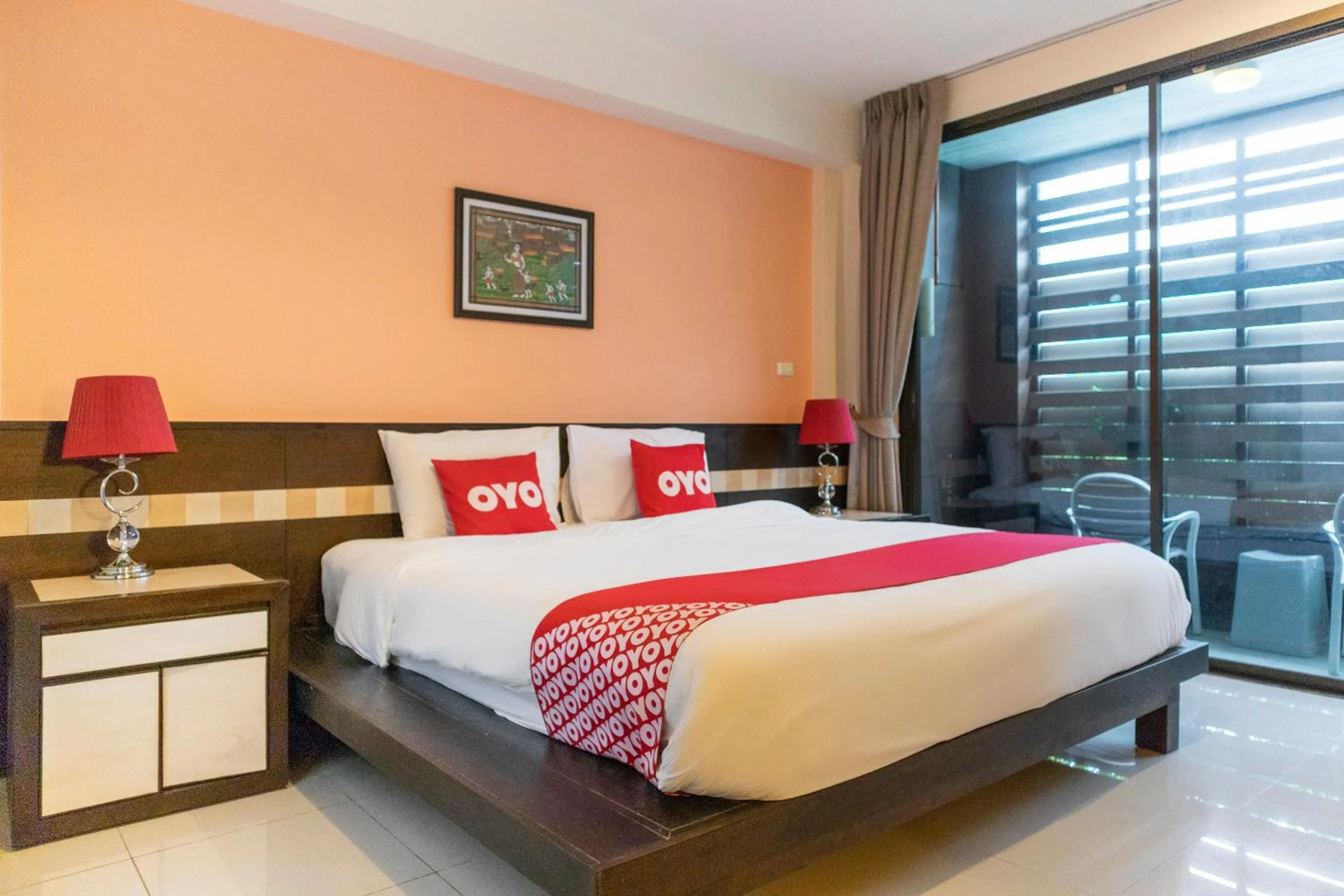 Bedroom in OYO 358 Rattana Residence Thalang