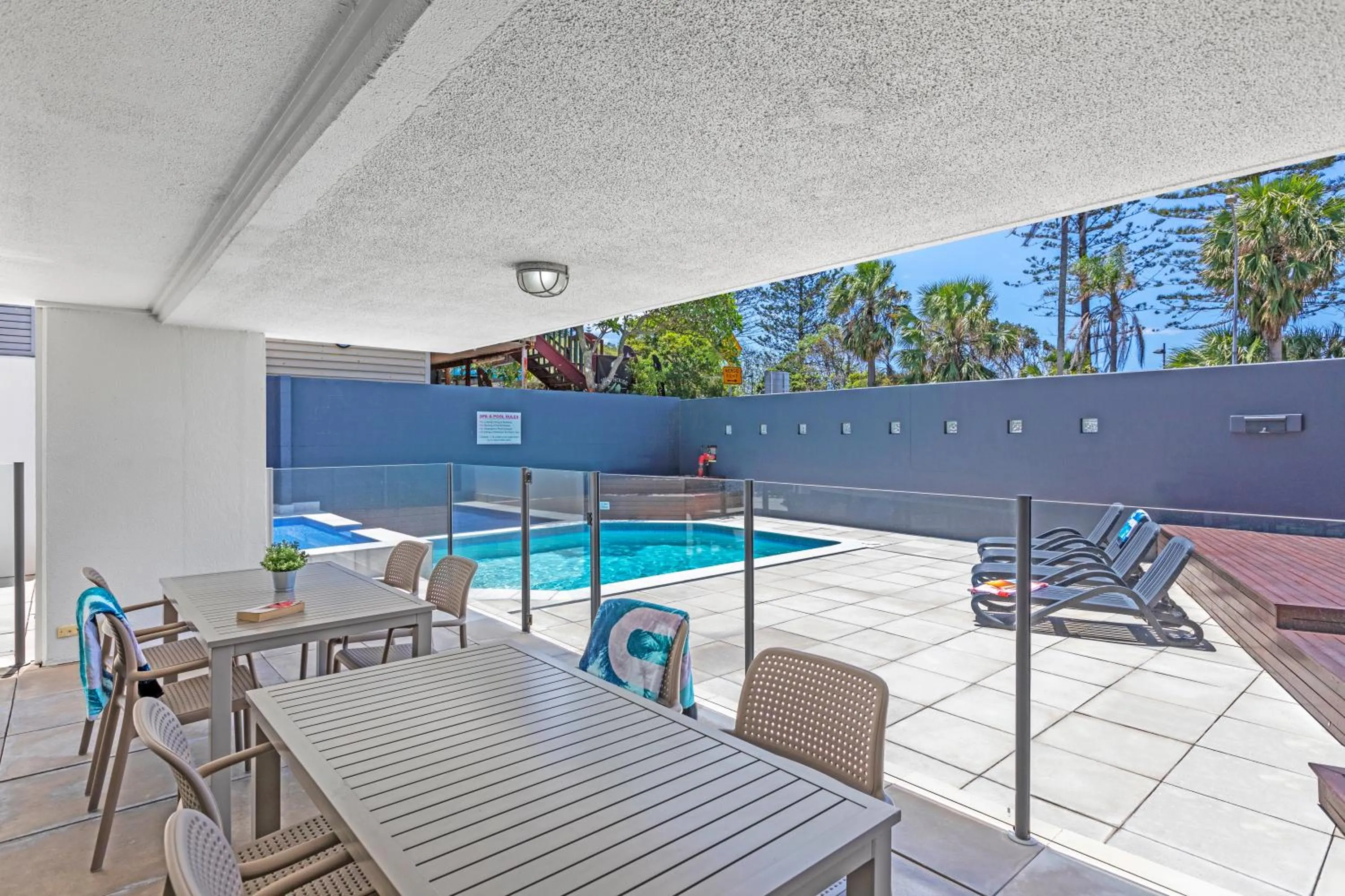 Swimming pool in Northwind Beachfront Apartments