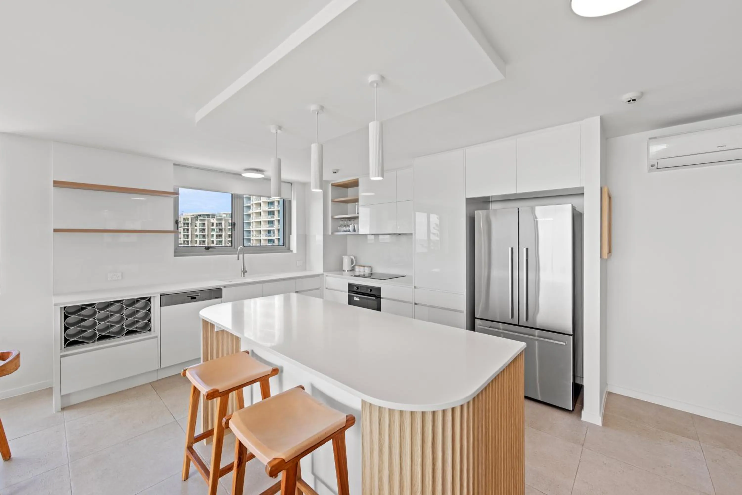 kitchen in Northwind Beachfront Apartments