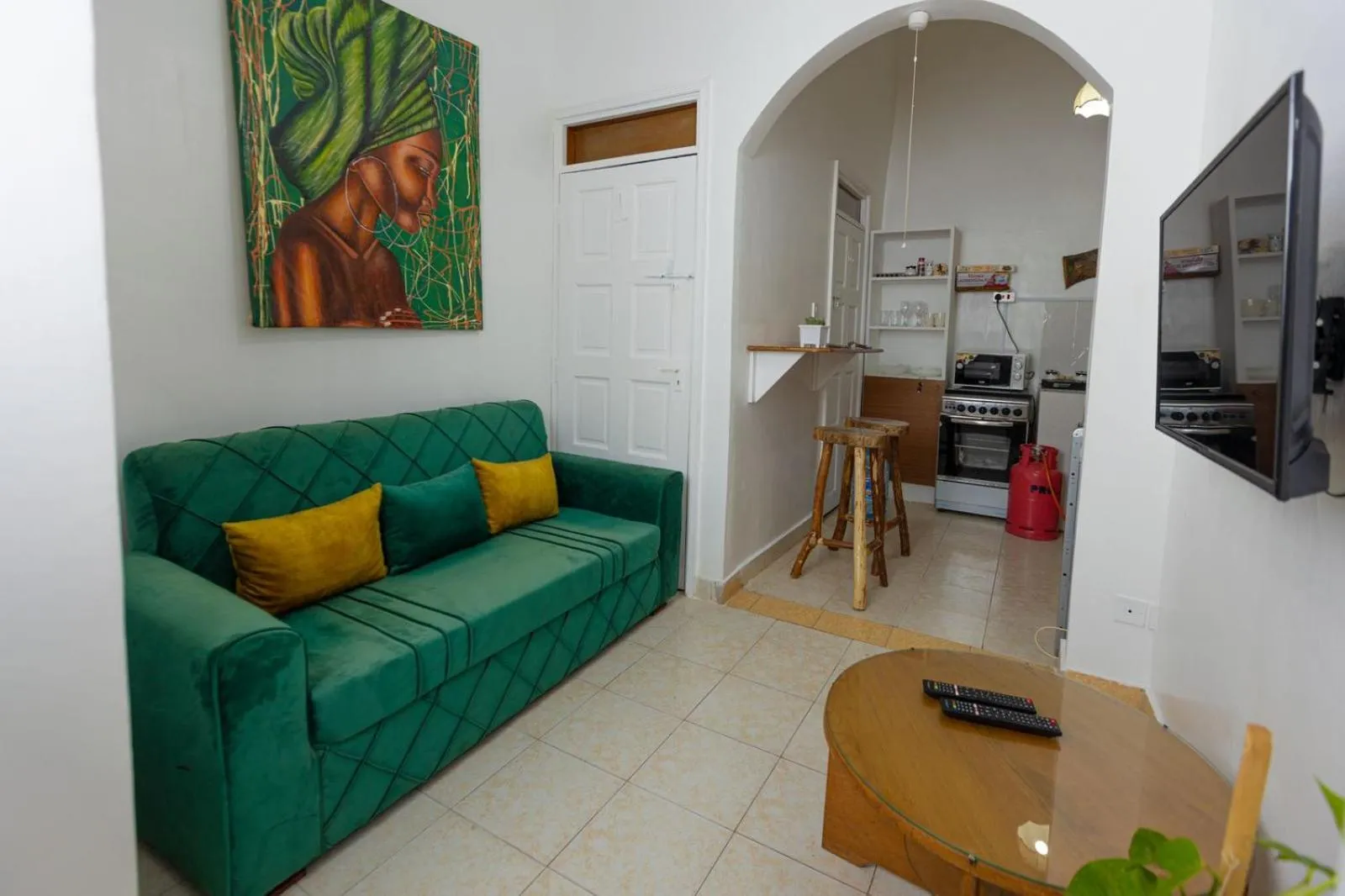 Seating area in Bonsai Villa