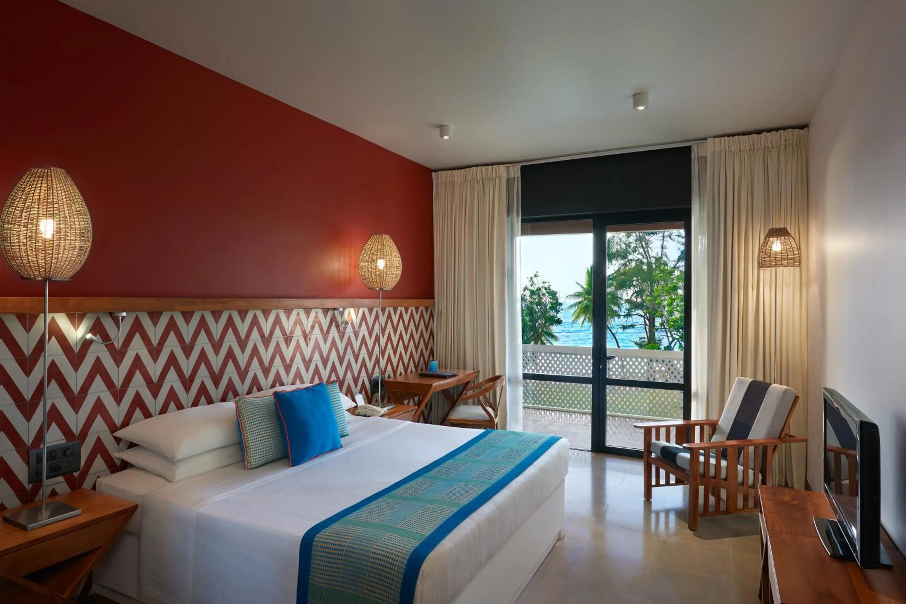 Decorative detail, Bed in Cinnamon Bey Beruwala