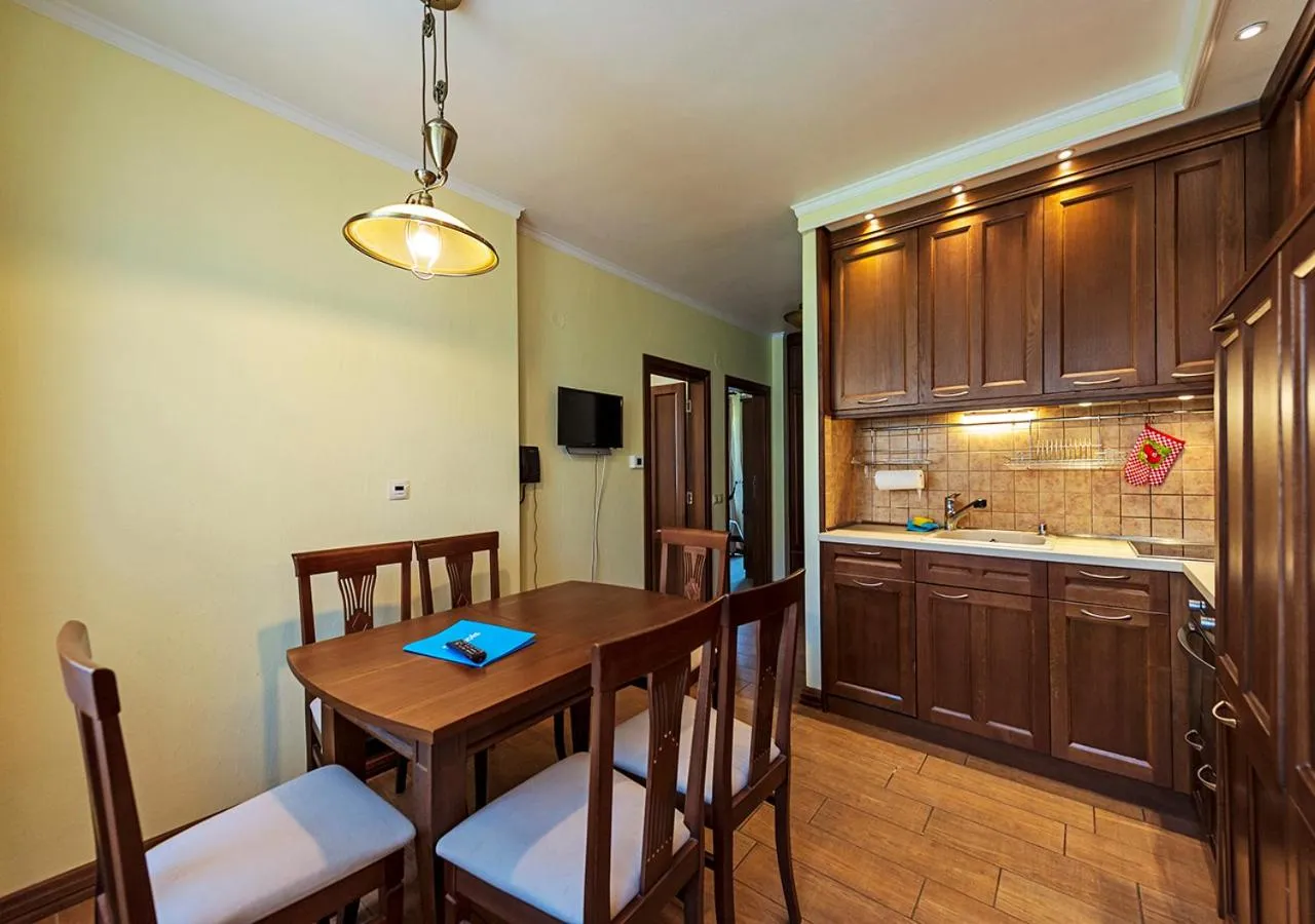 Kitchen or kitchenette in 7 Pools SPA Boutique Hotel