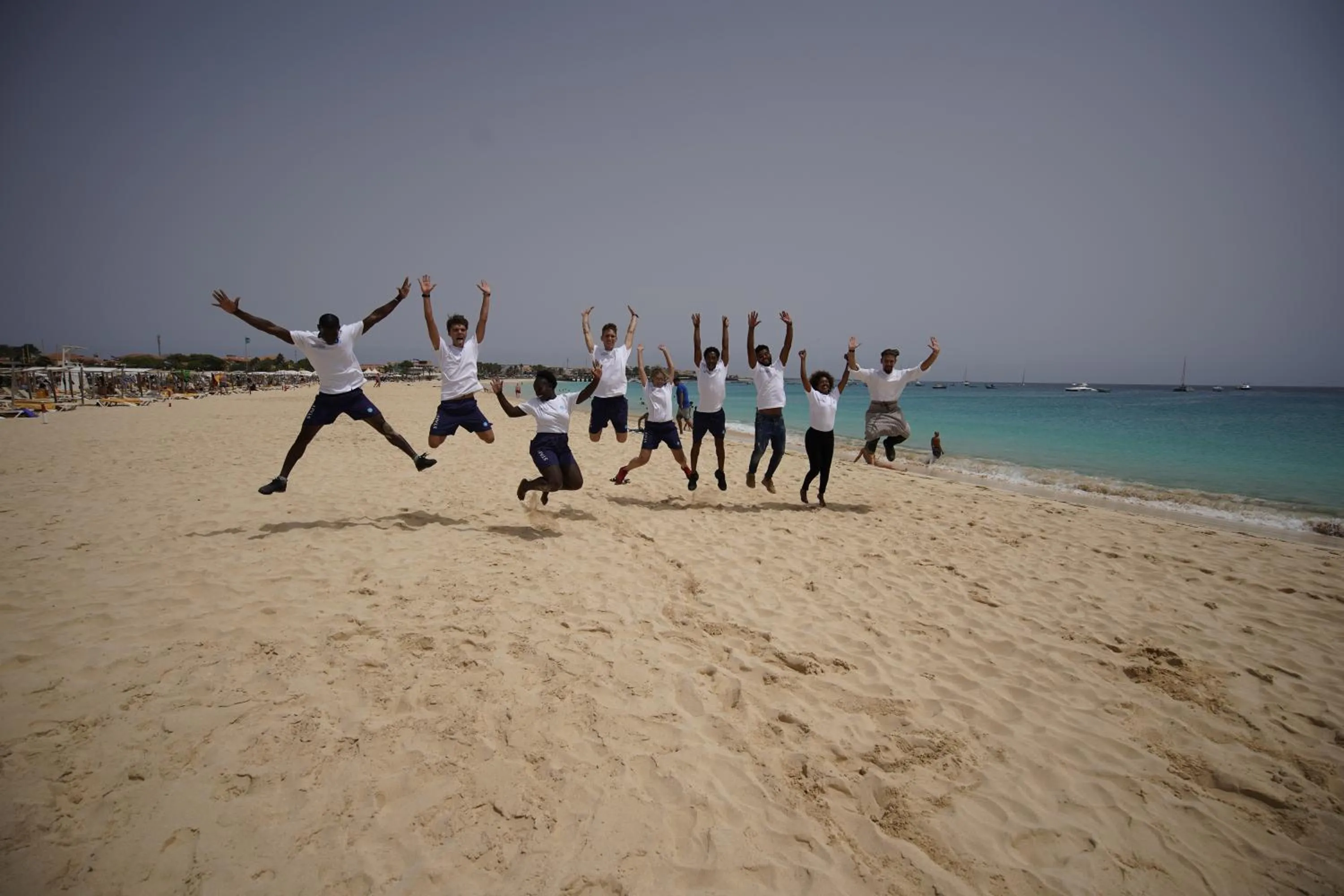 People in Halos Casa Resort