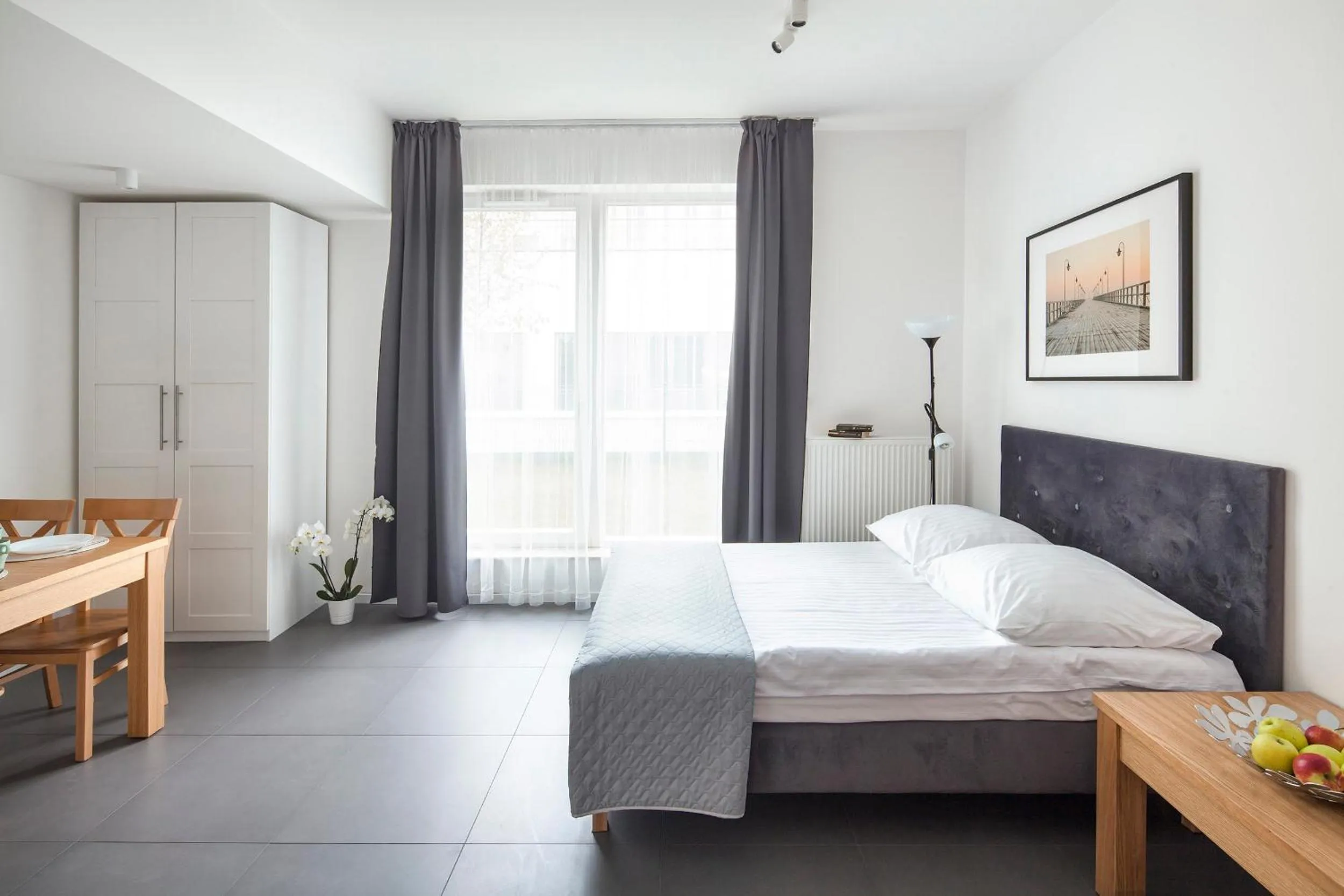 Bed in Sleepy3city Apartments Batorego 9 II