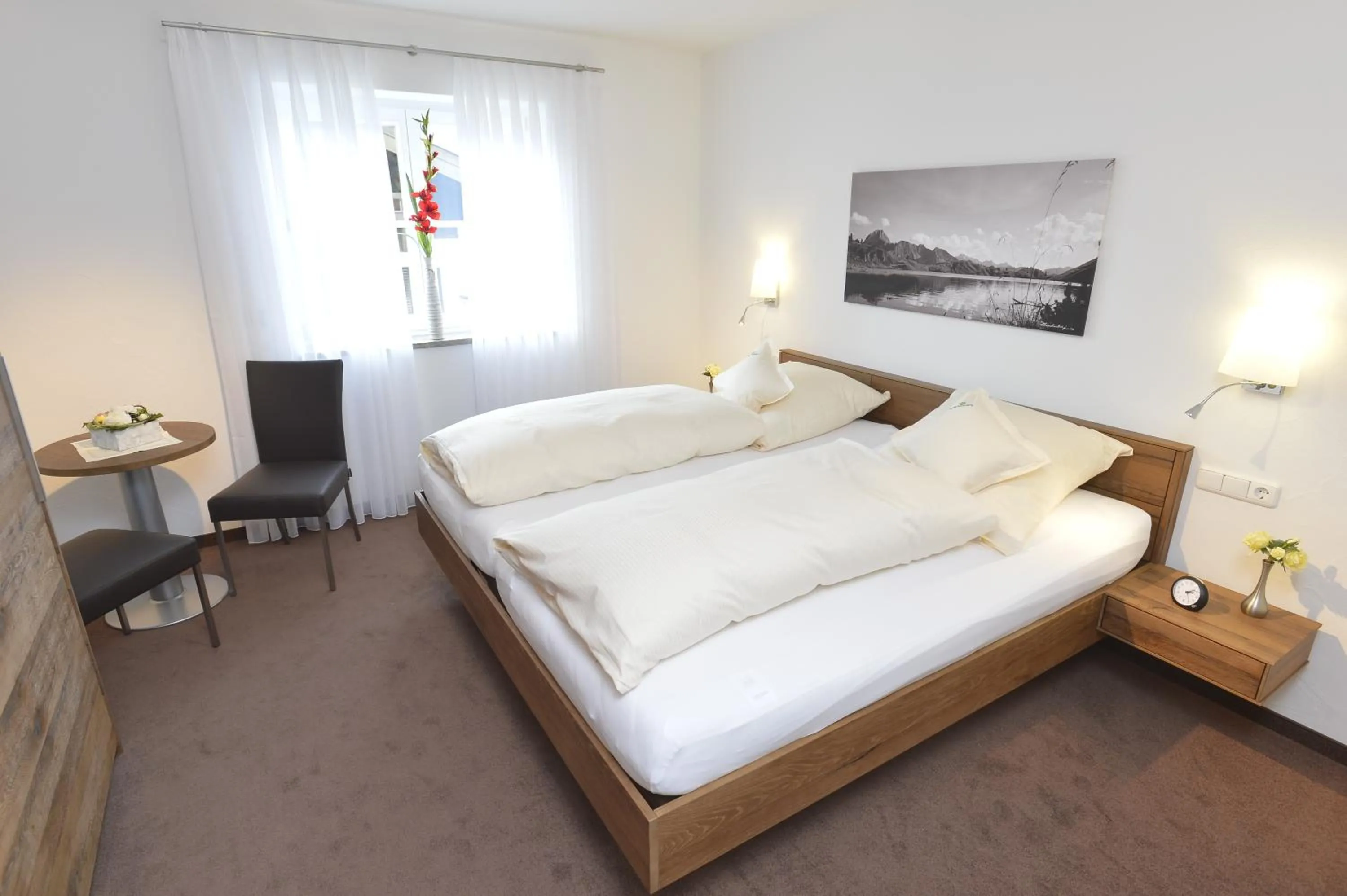 Bed in Ferienwohnungen Gerlach