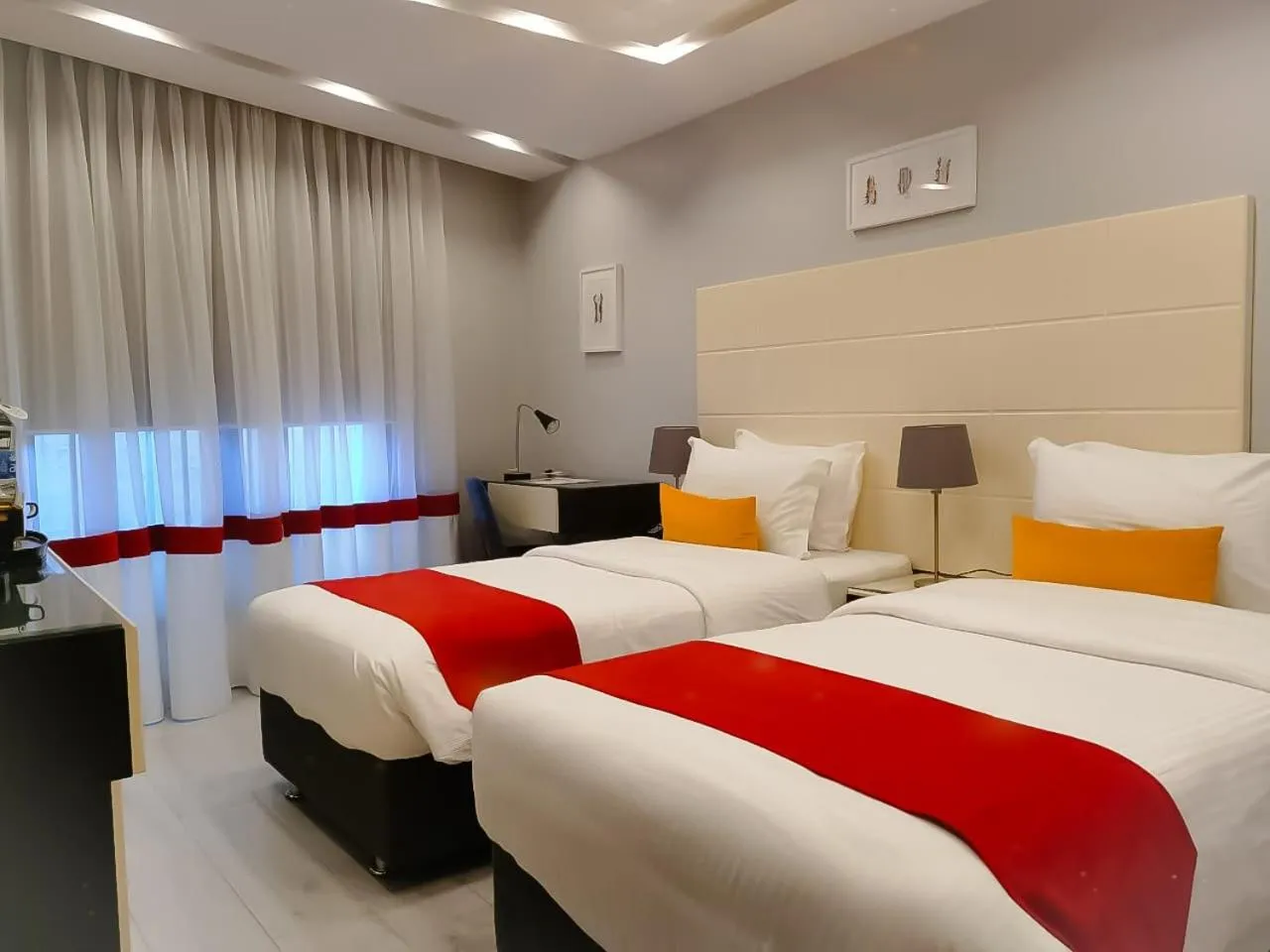 Bed in Petra Boutique Hotel