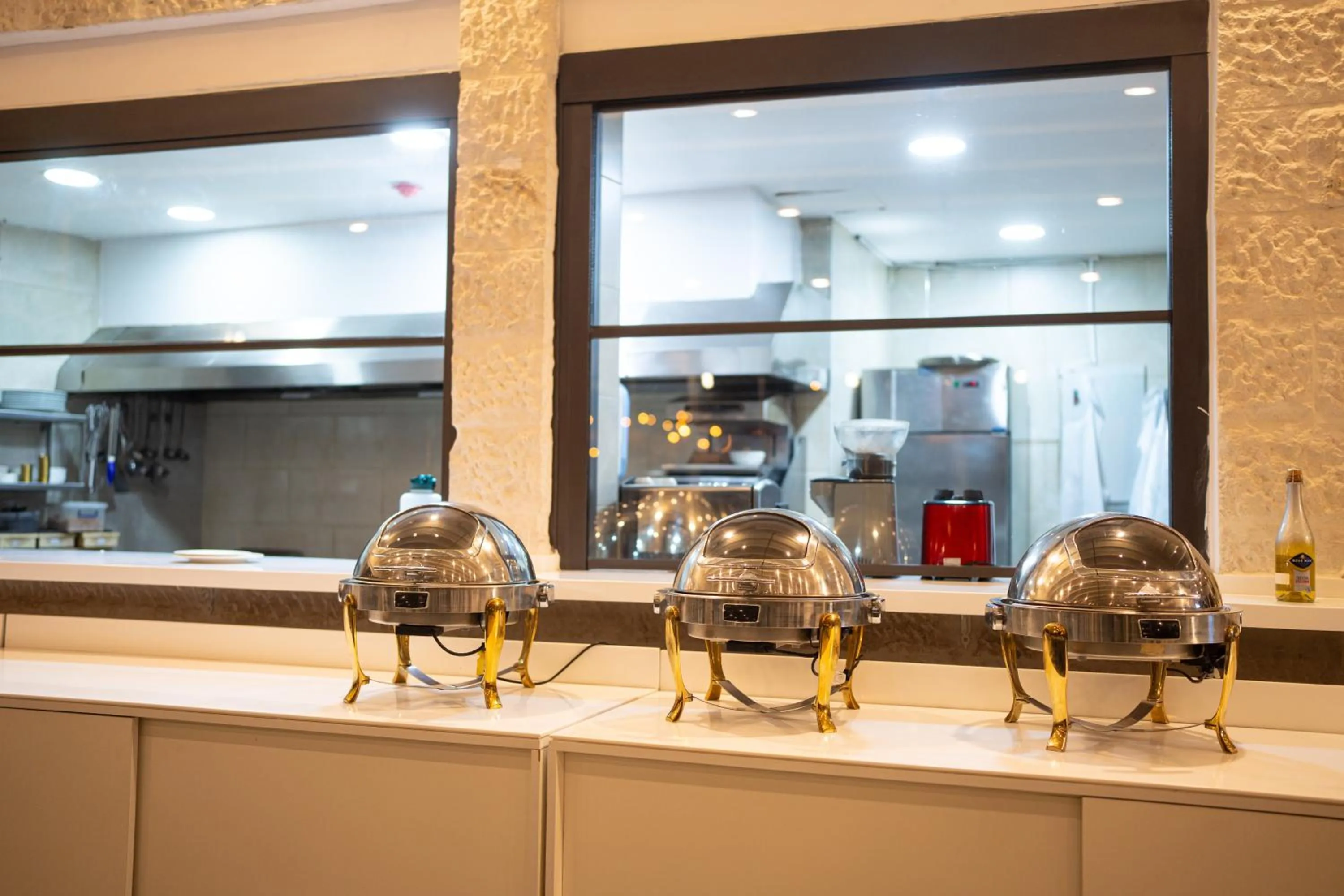 Kitchen or kitchenette in Petra Boutique Hotel