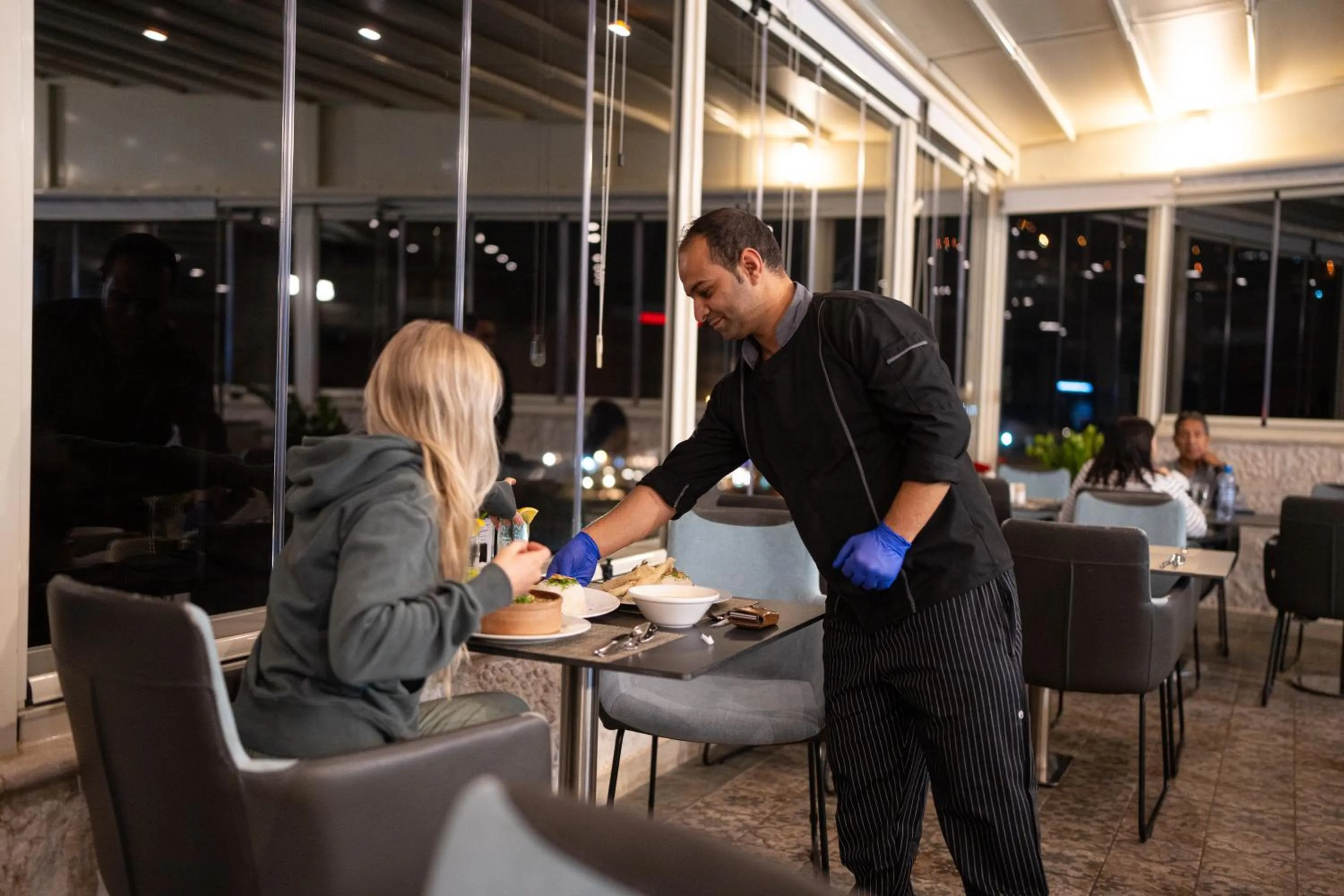 Restaurant/places to eat in Petra Boutique Hotel