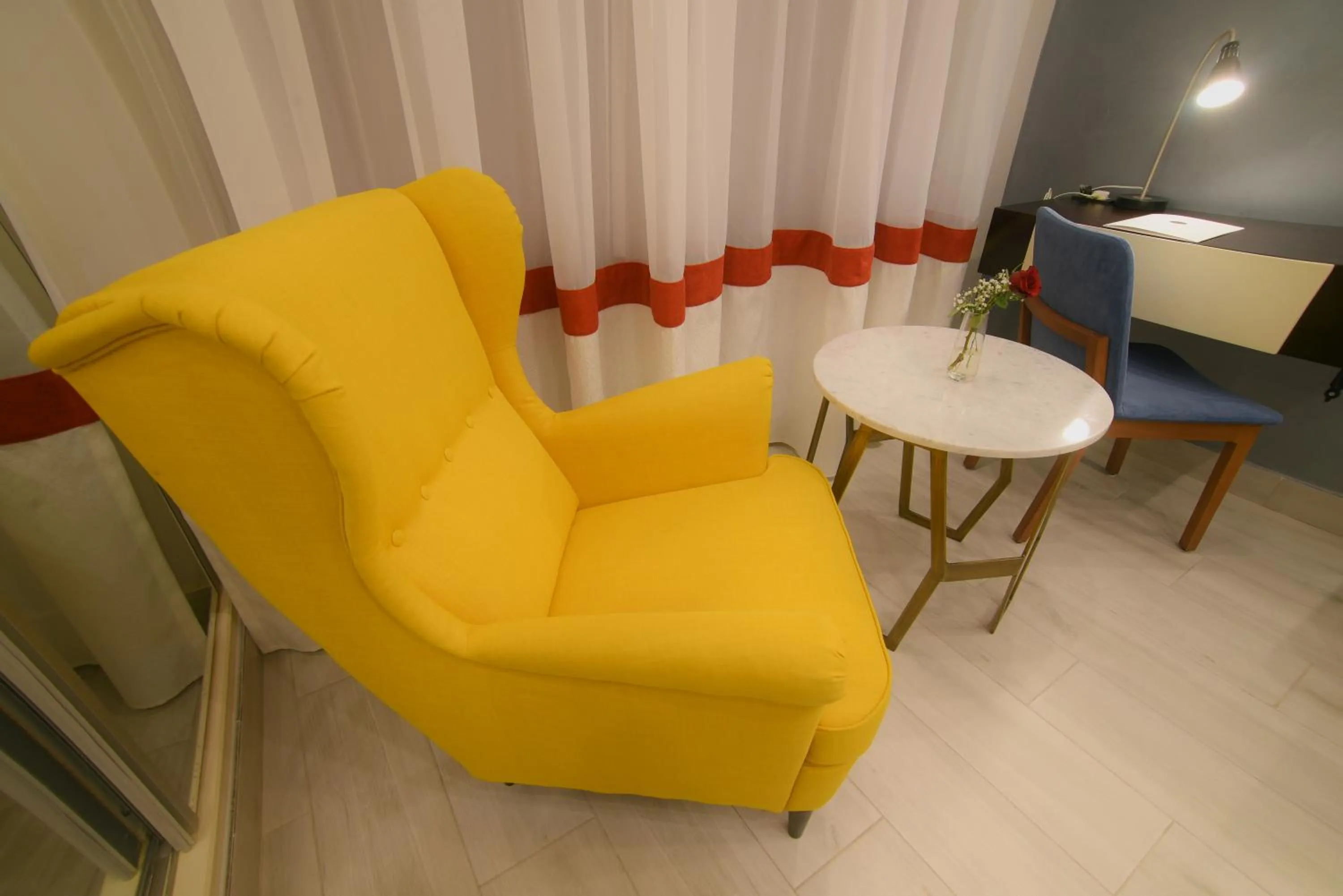 Seating area in Petra Boutique Hotel