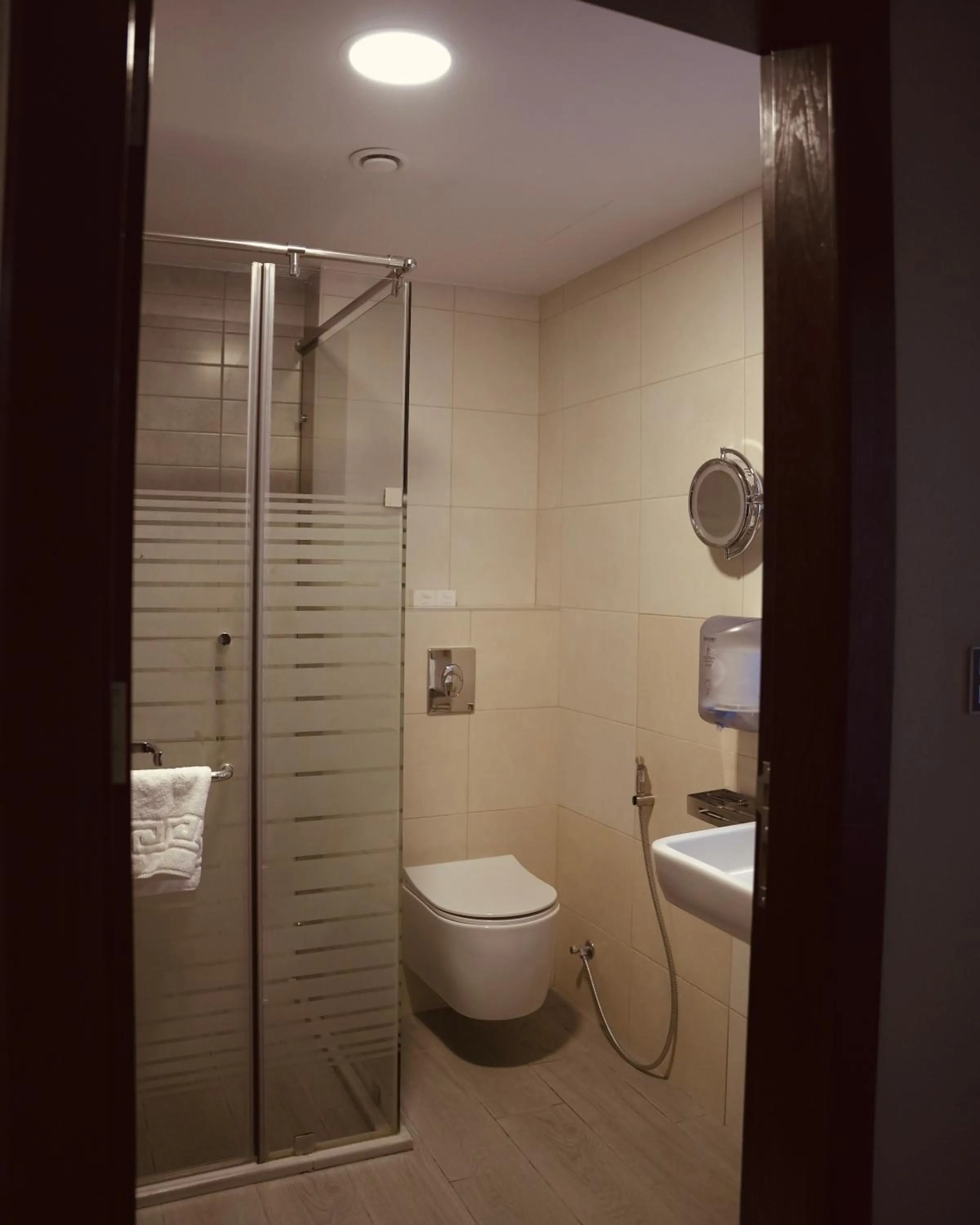 Shower in Petra Boutique Hotel