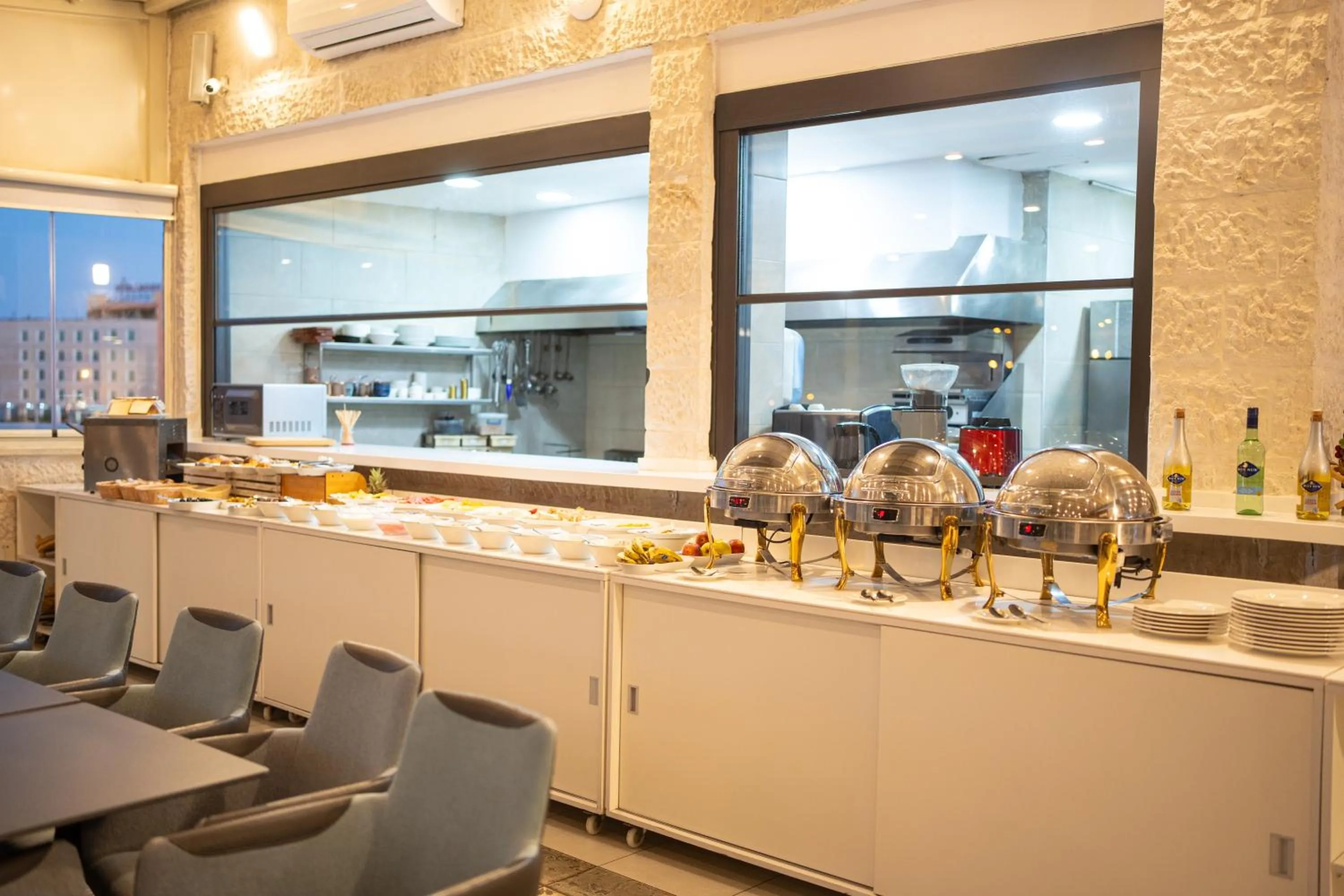 Buffet breakfast in Petra Boutique Hotel