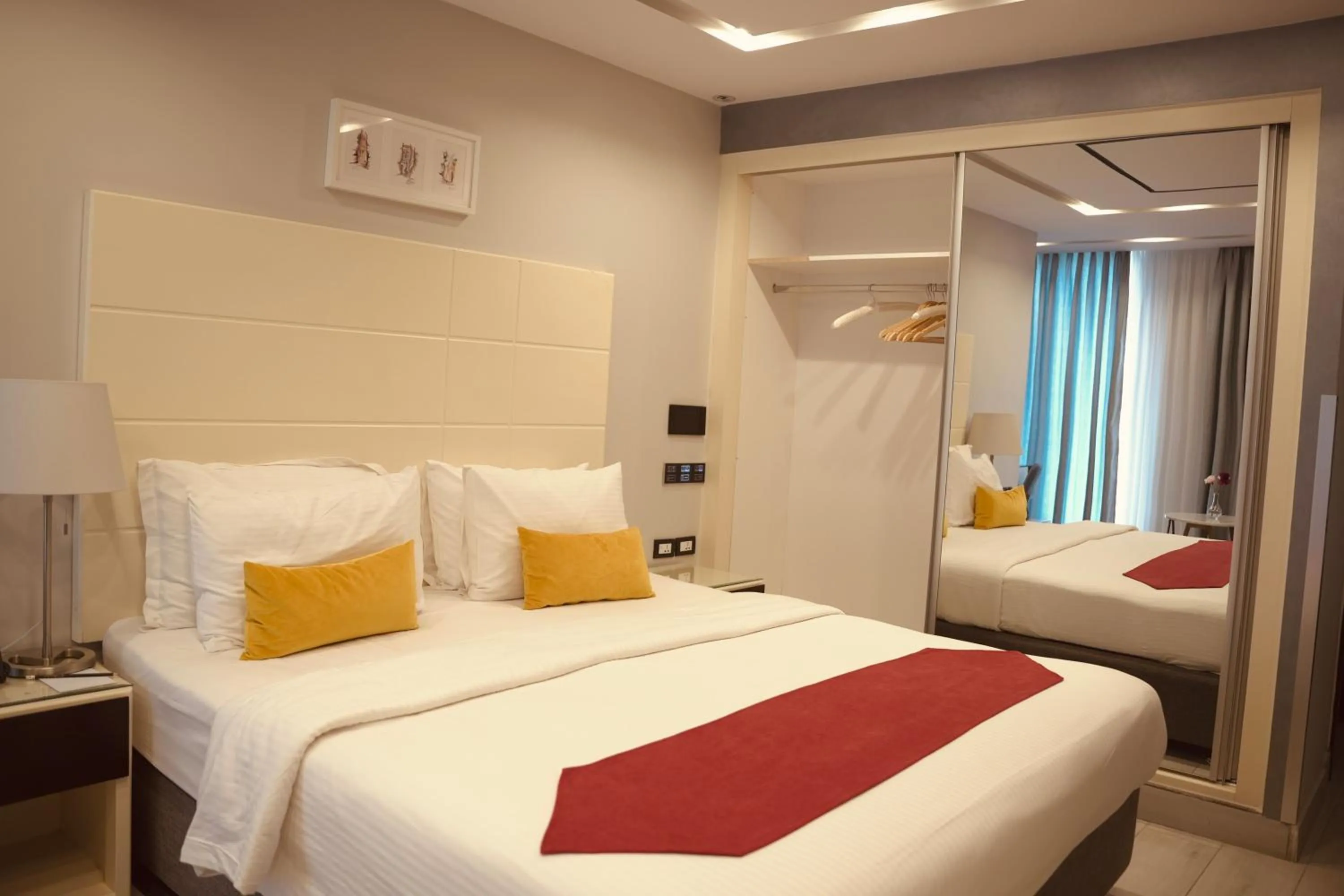 Bed in Petra Boutique Hotel