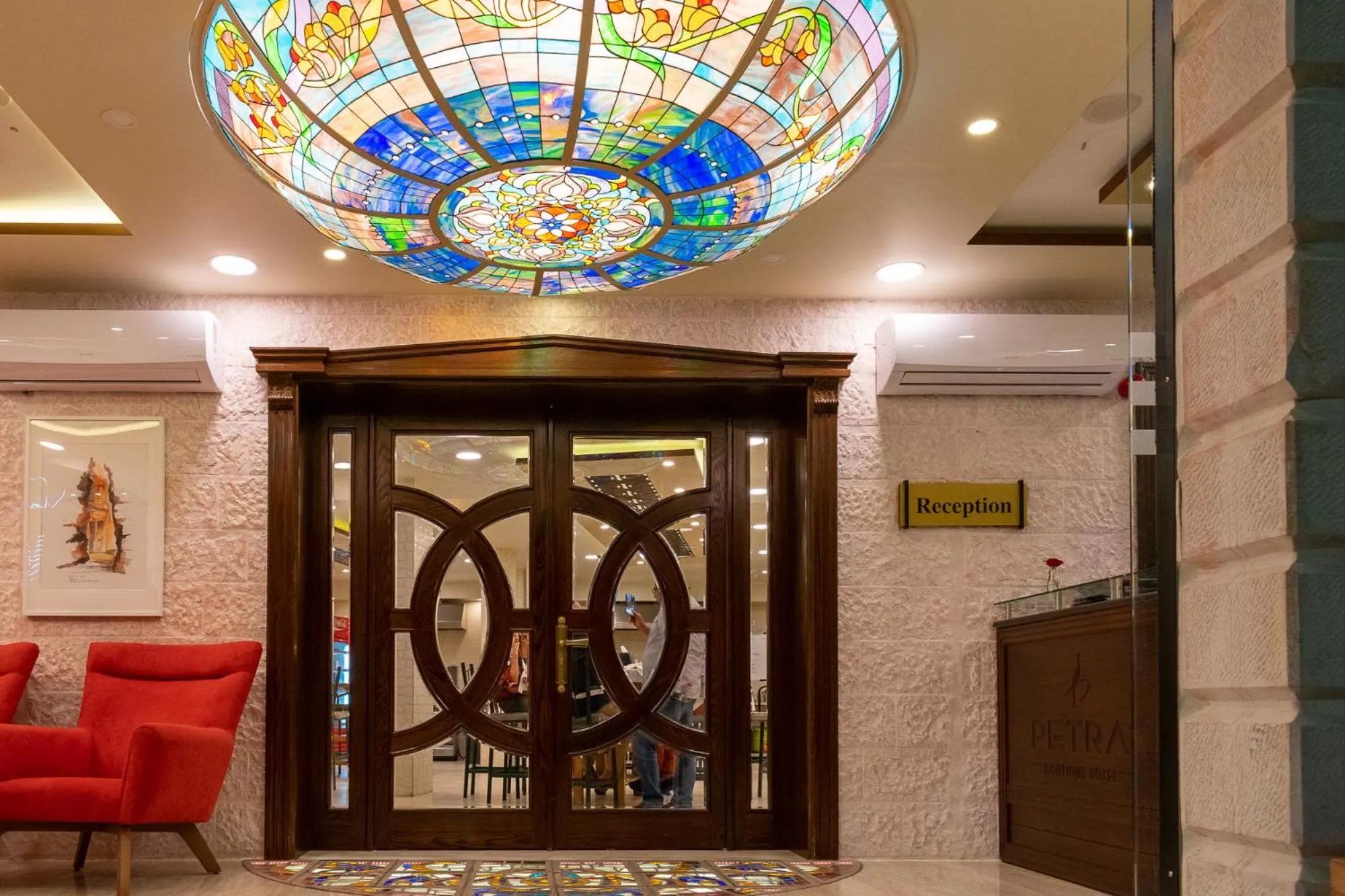 Lobby or reception in Petra Boutique Hotel