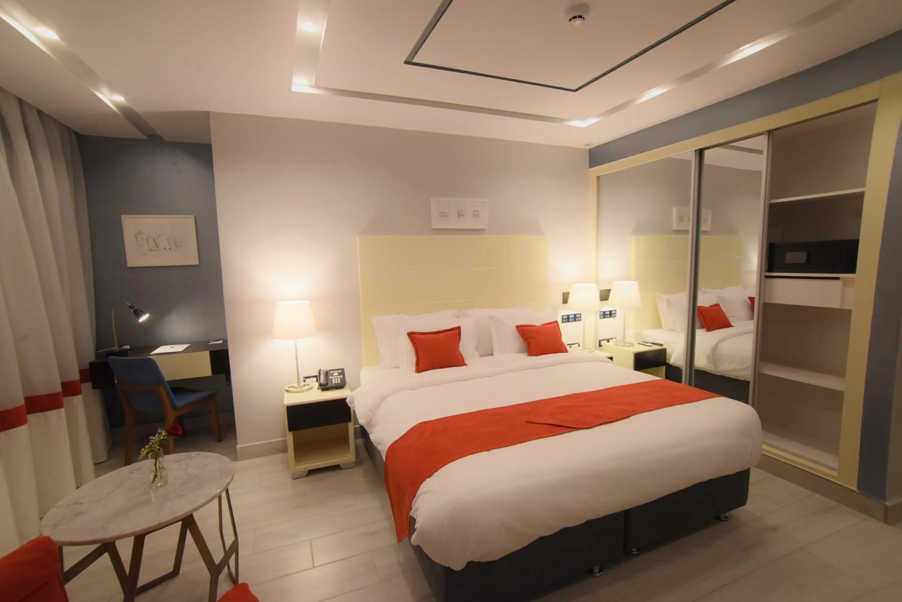 Photo of the whole room, Bed in Petra Boutique Hotel