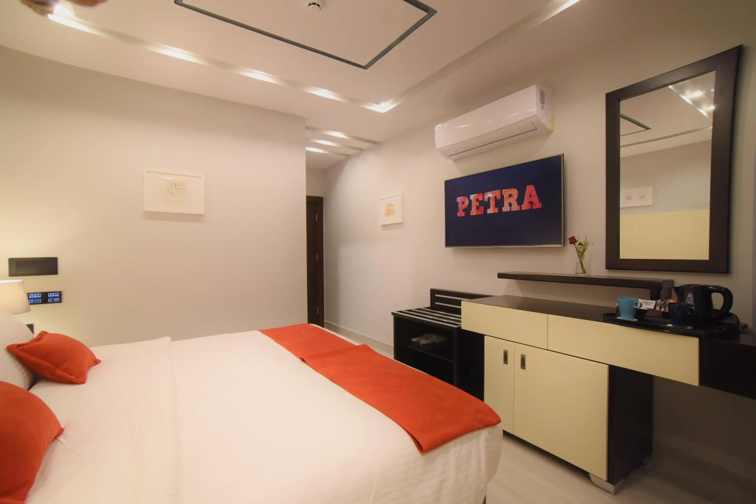 Photo of the whole room, Bed in Petra Boutique Hotel