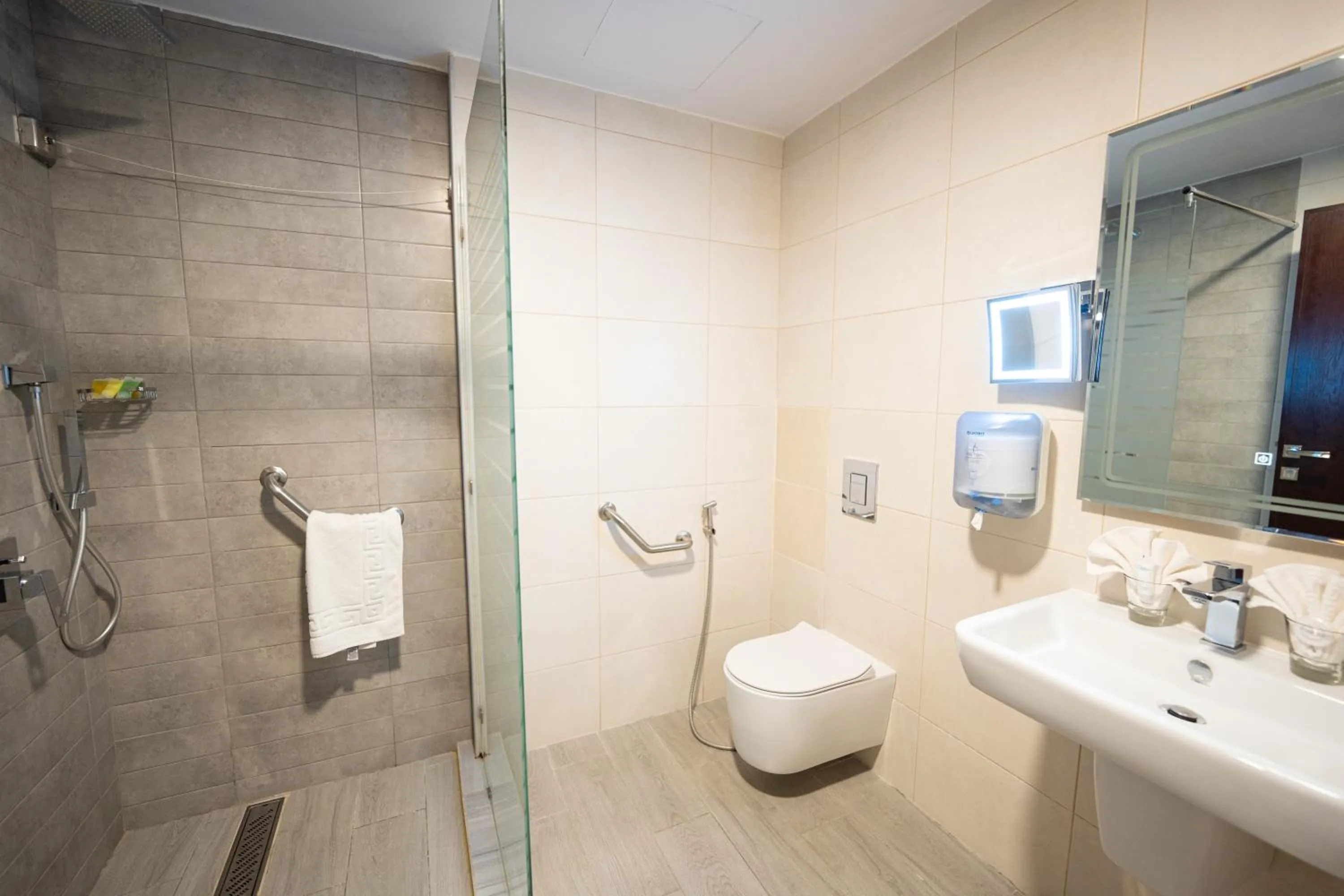 Shower in Petra Boutique Hotel