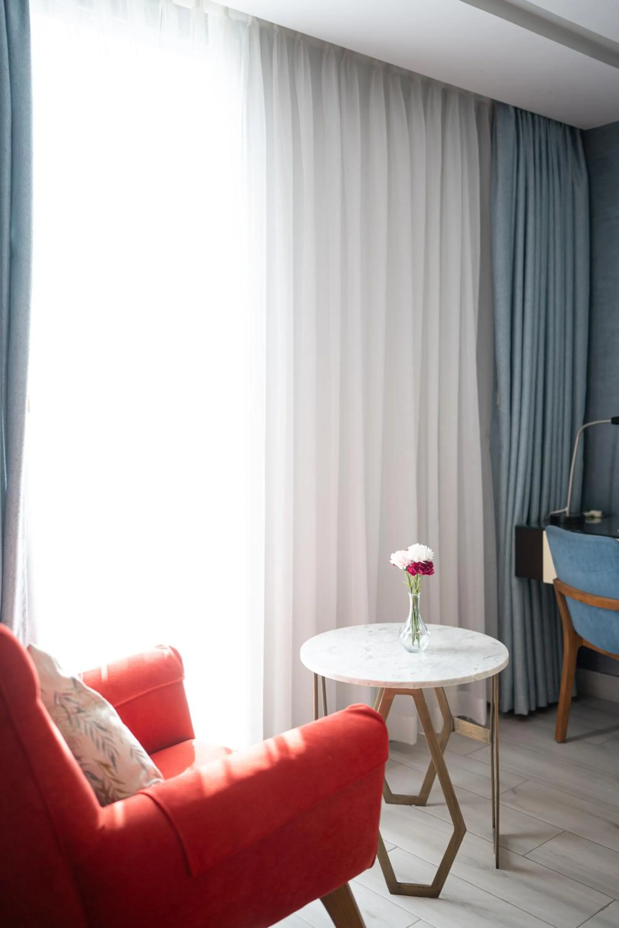 Seating area in Petra Boutique Hotel