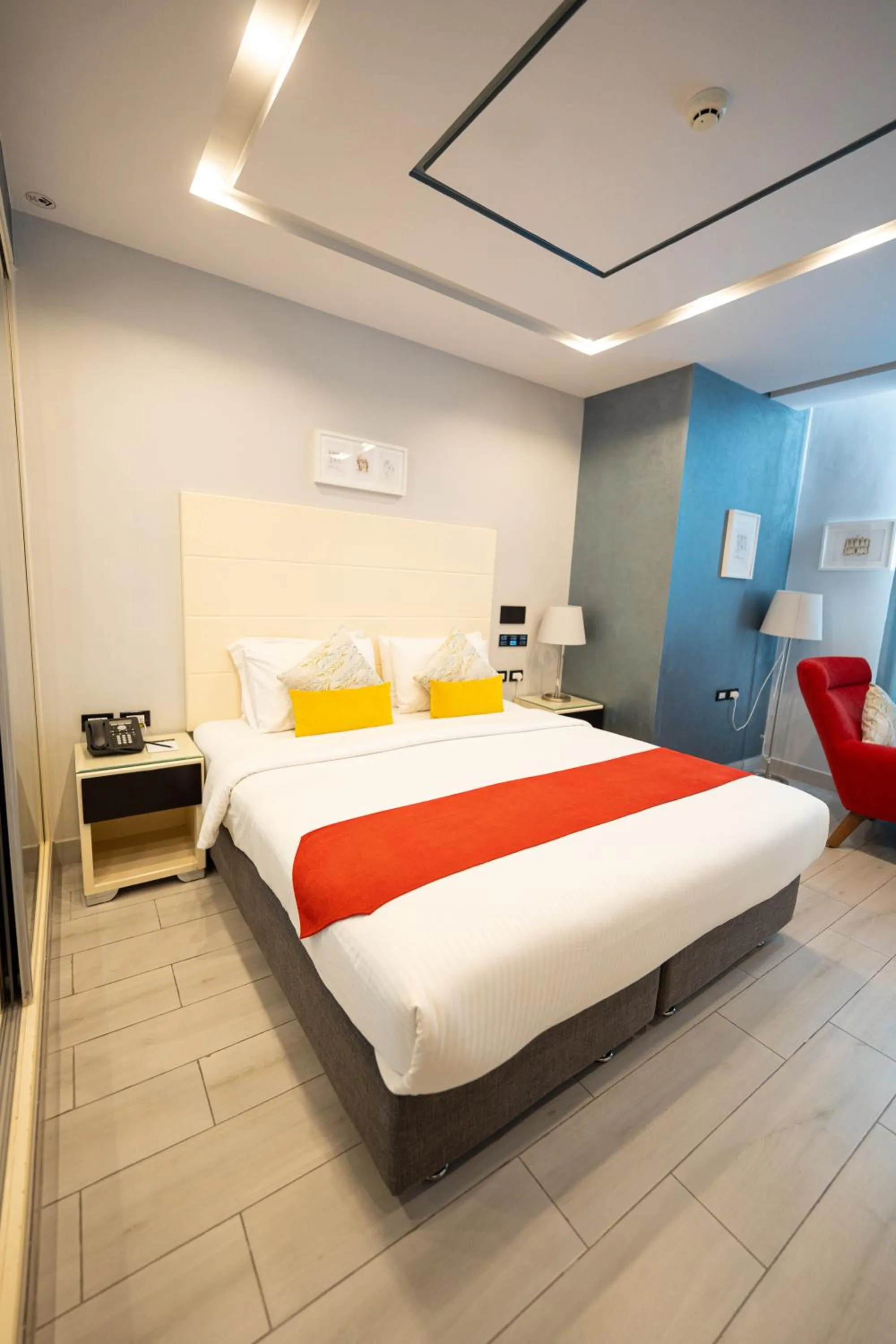 Bed in Petra Boutique Hotel