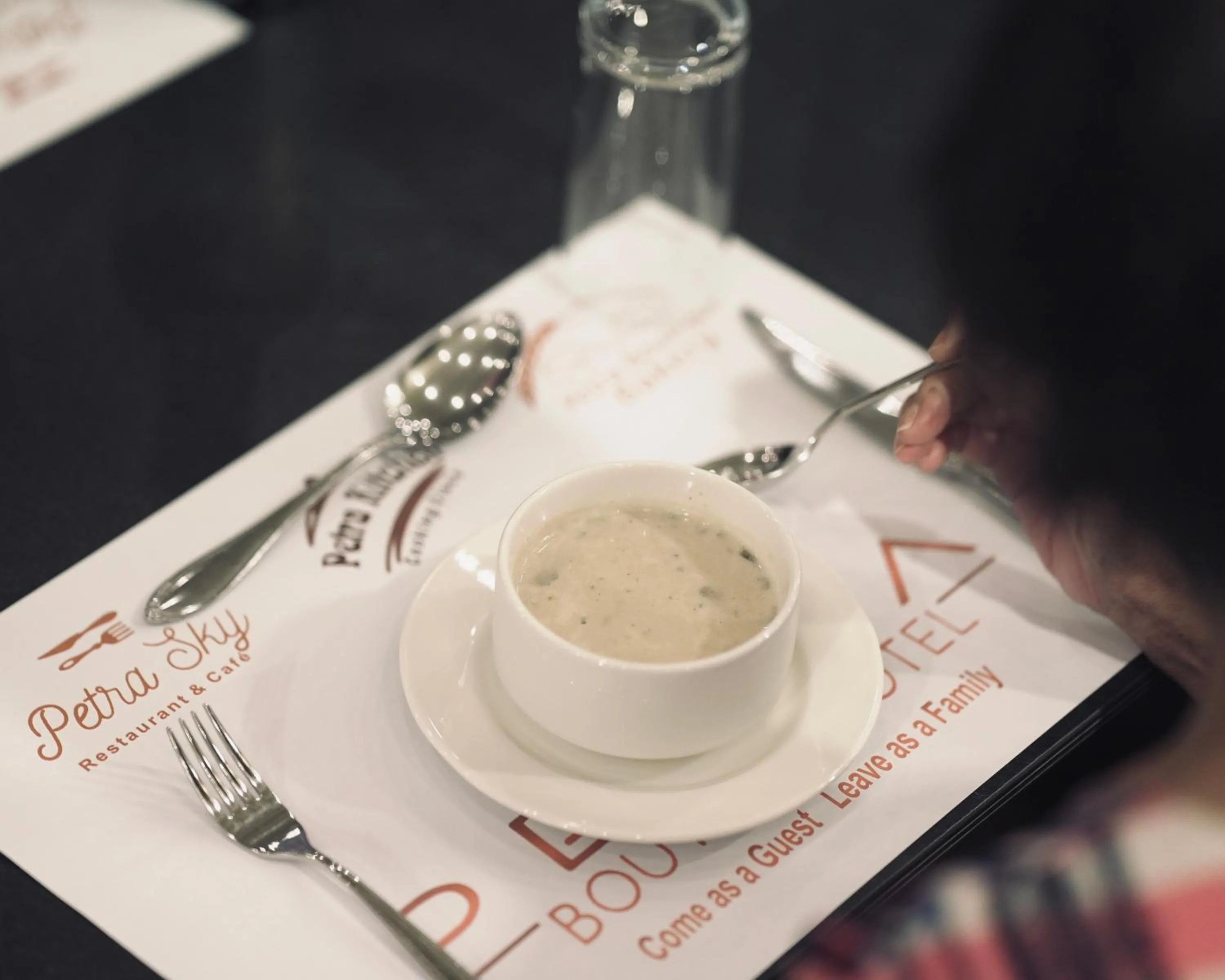 Food and drinks in Petra Boutique Hotel