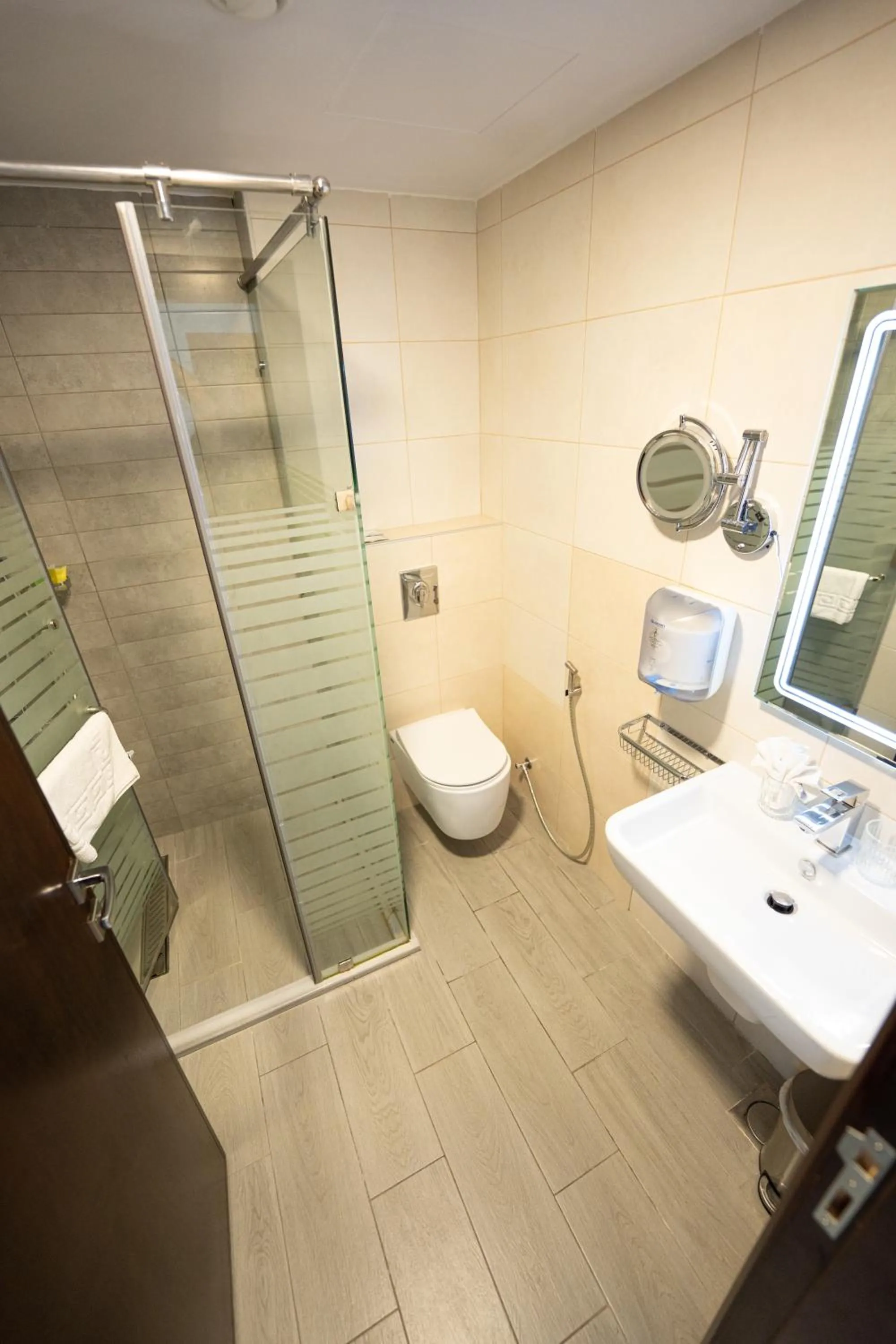 Shower in Petra Boutique Hotel