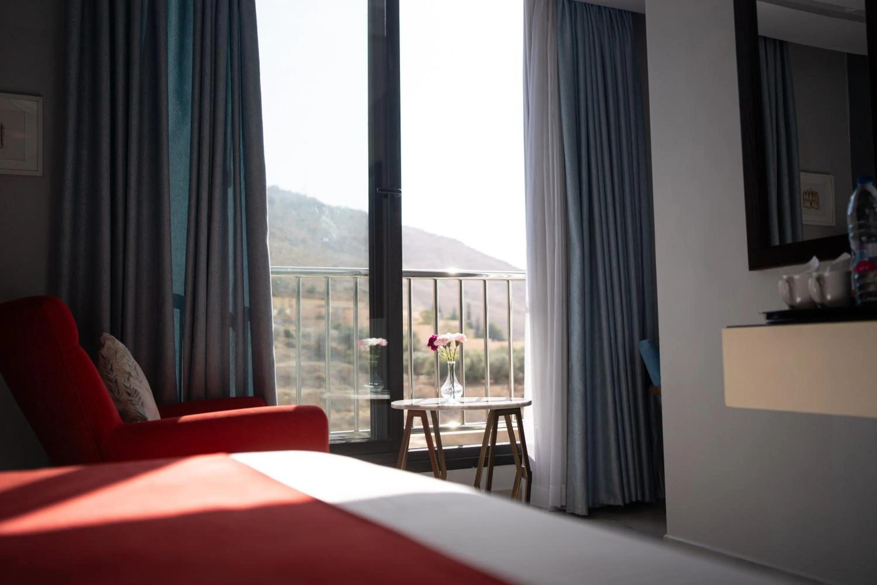 Bed in Petra Boutique Hotel