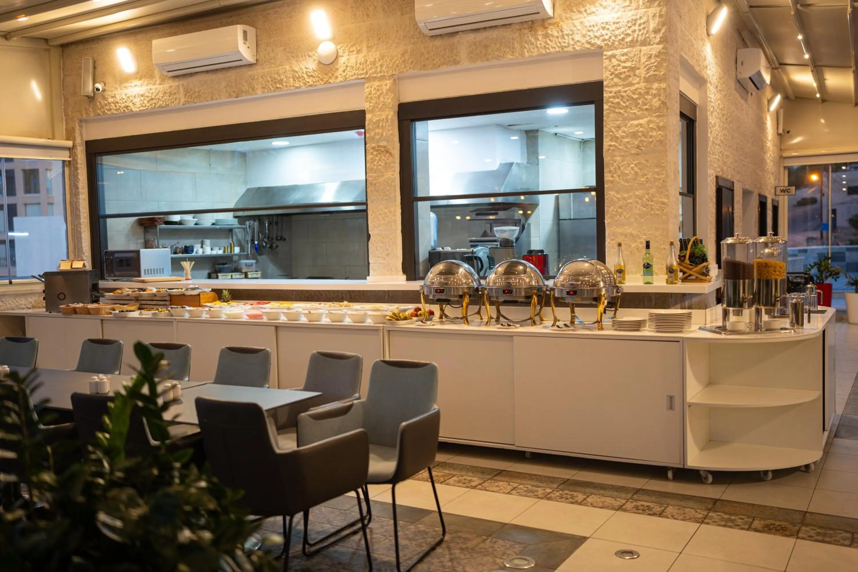 Buffet breakfast in Petra Boutique Hotel