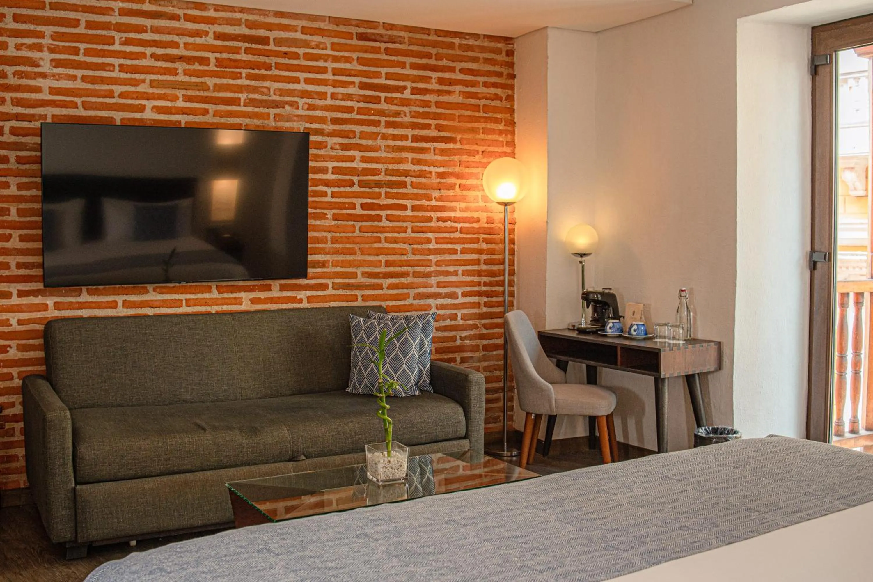 furniture, Bed in Hotel Santa Catalina By OxoHotel