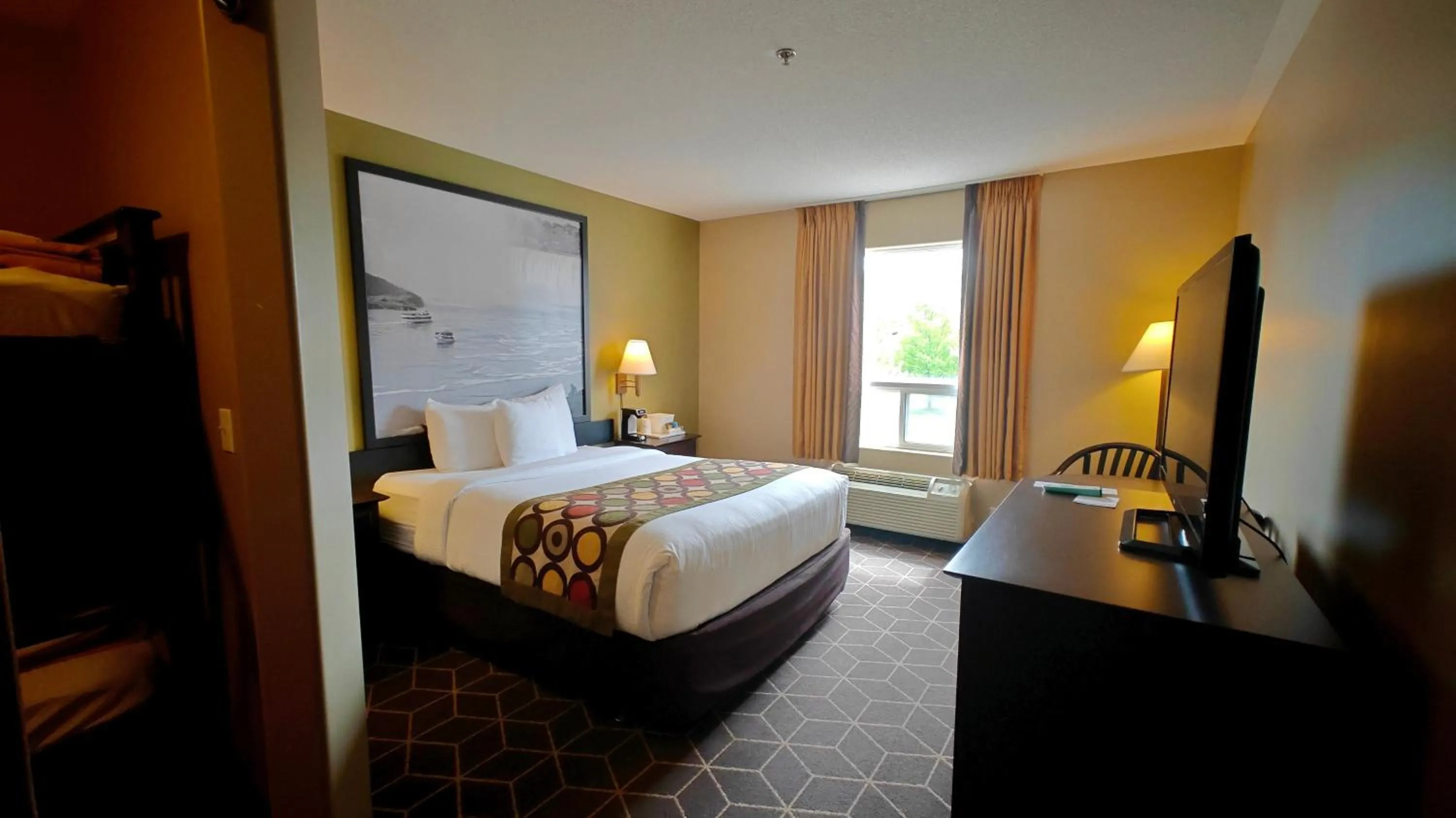 Bed in Super 8 by Wyndham Midland