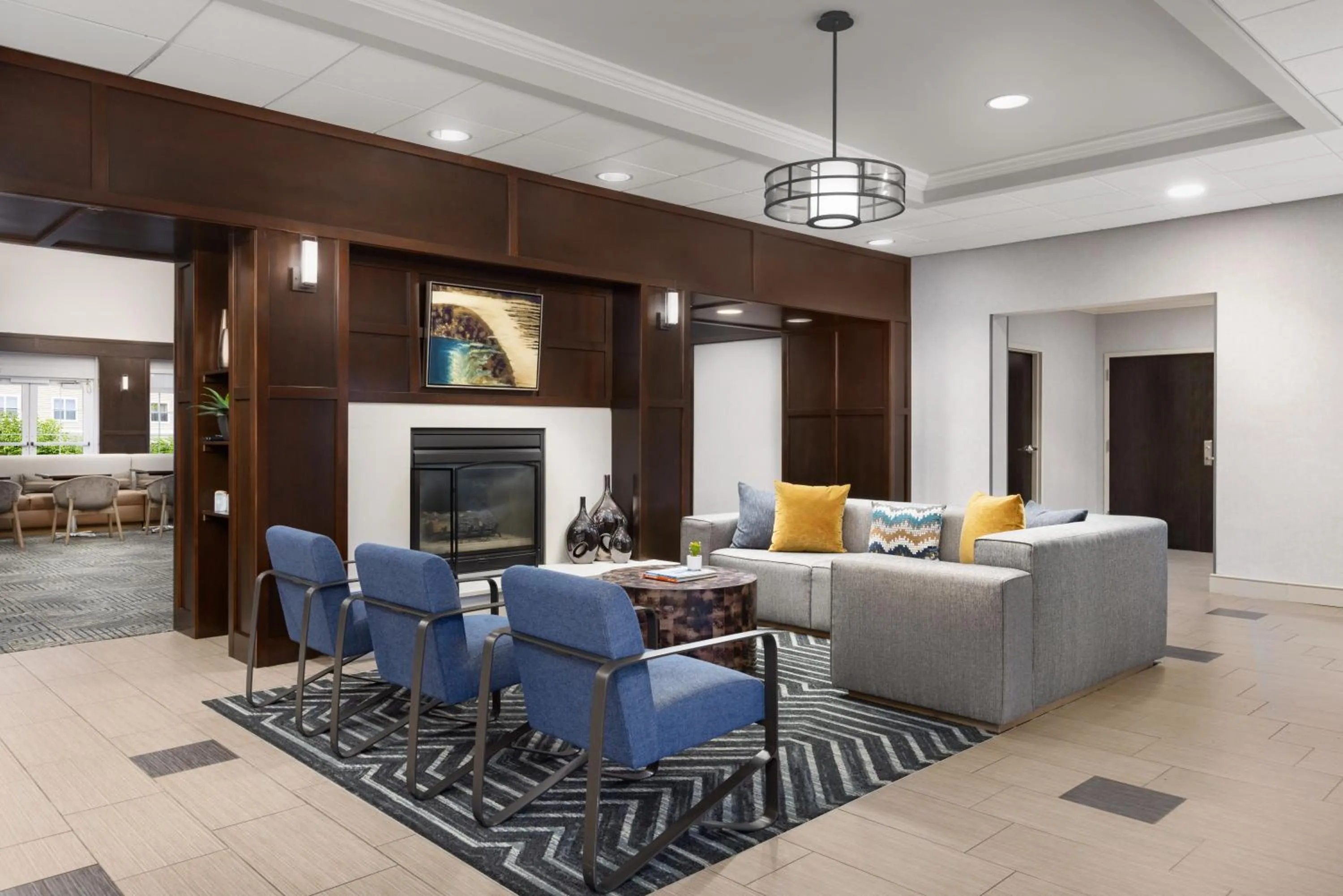 Lobby or reception in Homewood Suites by Hilton Manchester/Airport