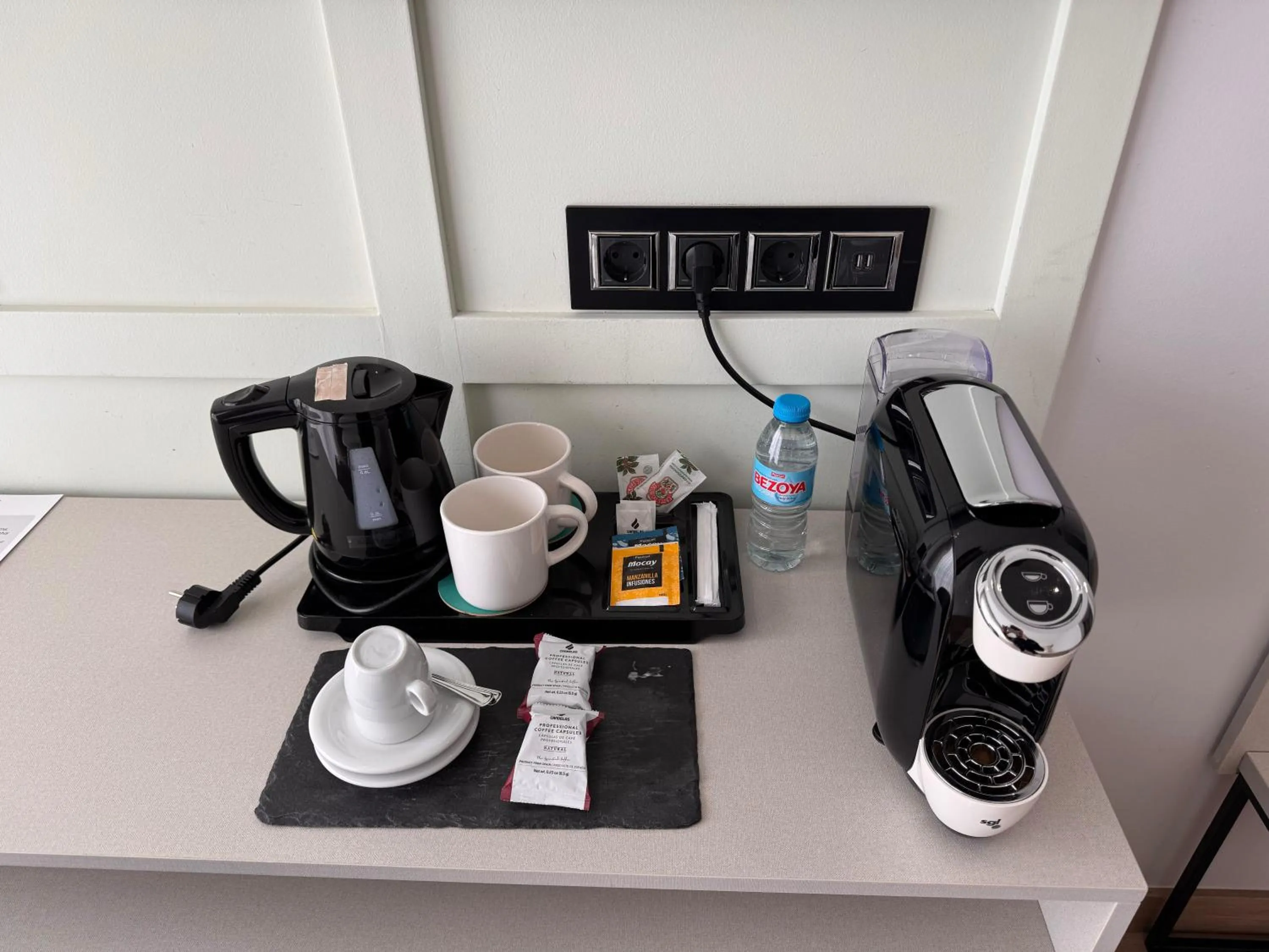 Coffee/tea facilities in Playa de Foz Hotel & Spa by gaiarooms