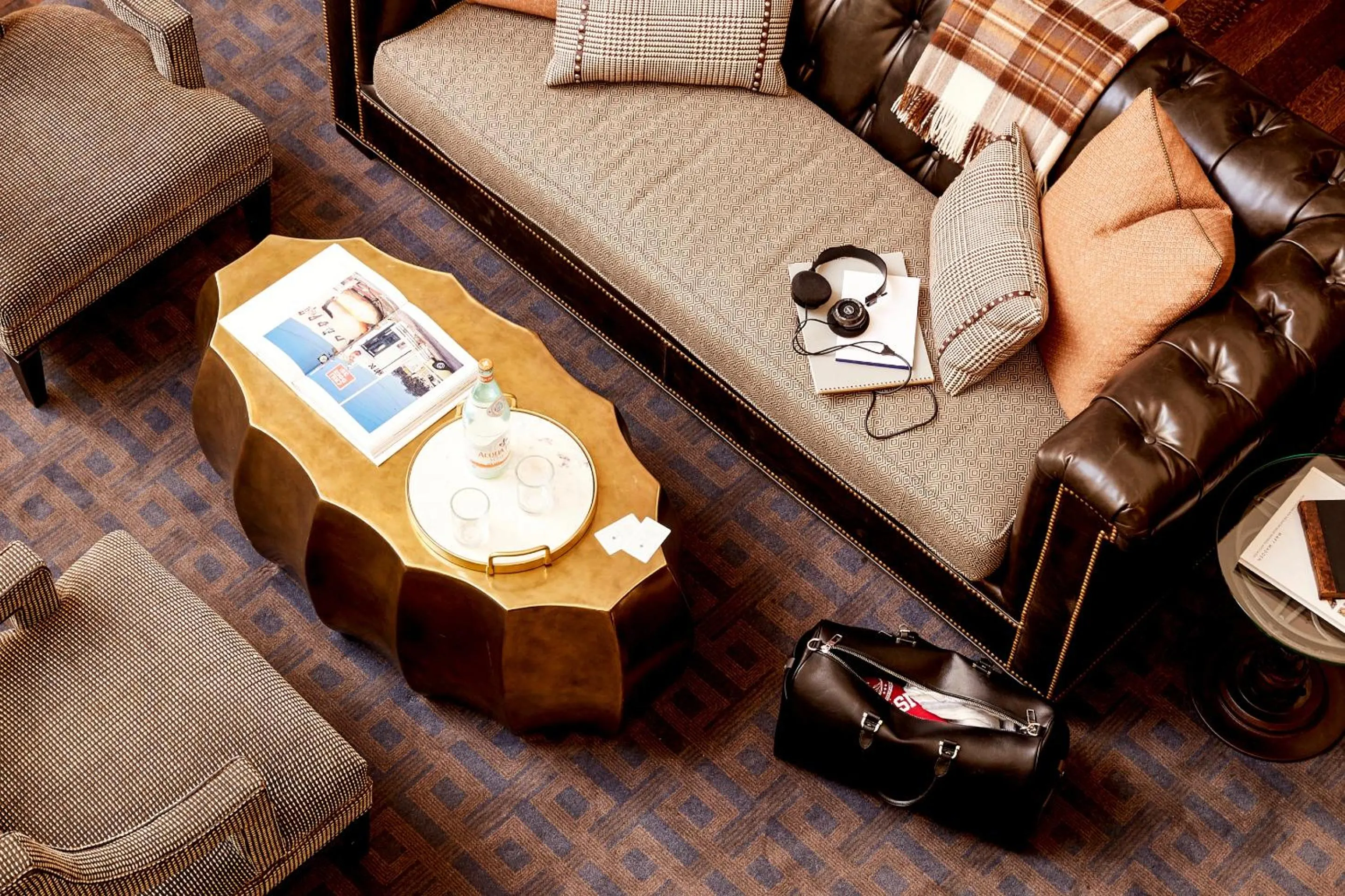 Seating area in The Stanford Park Hotel