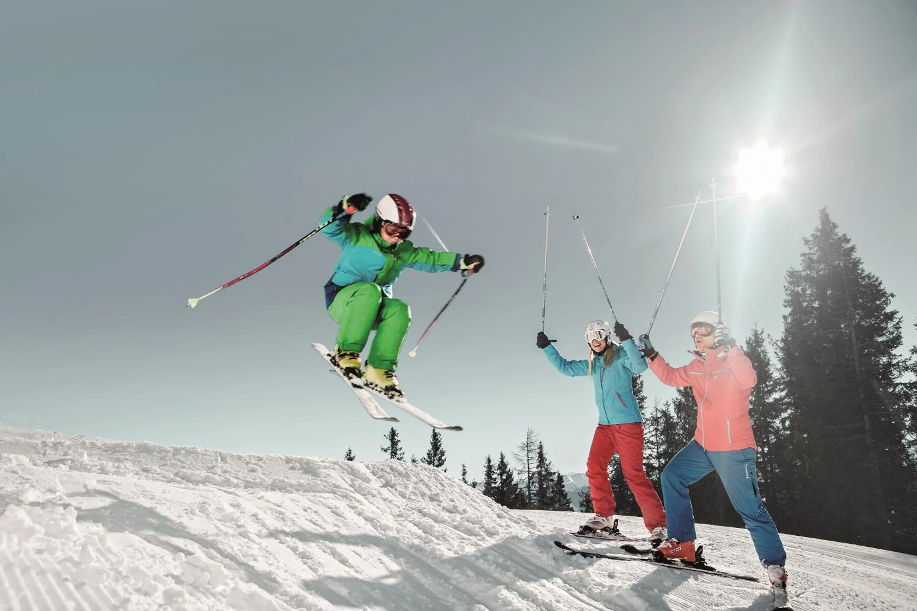 Skiing in Appartement Living Schönwies apartments with private Infrared cabin and Zell am See Kaprun summercard