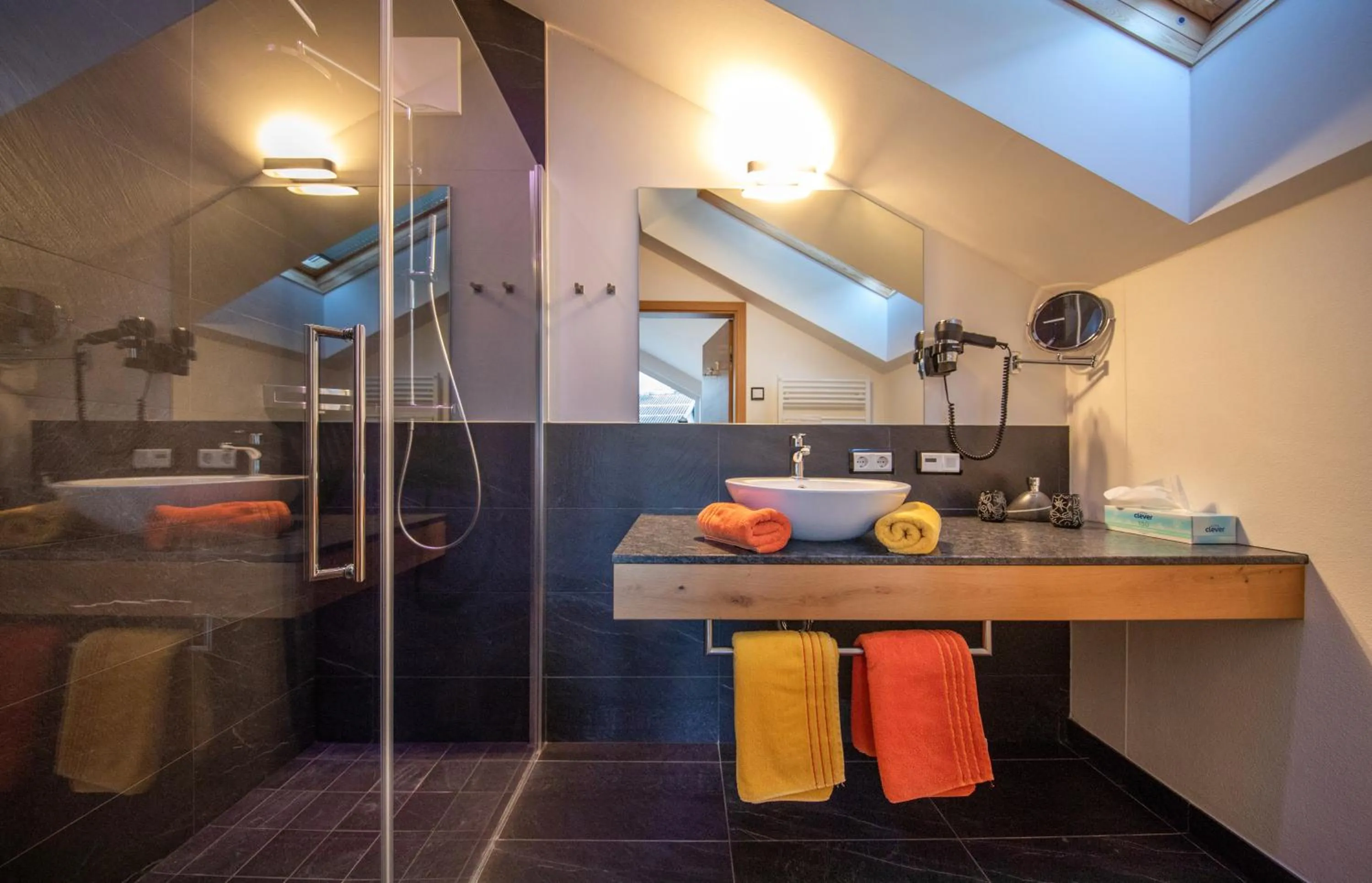 Bathroom in Appartement Living Schönwies apartments with private Infrared cabin and Zell am See Kaprun summercard