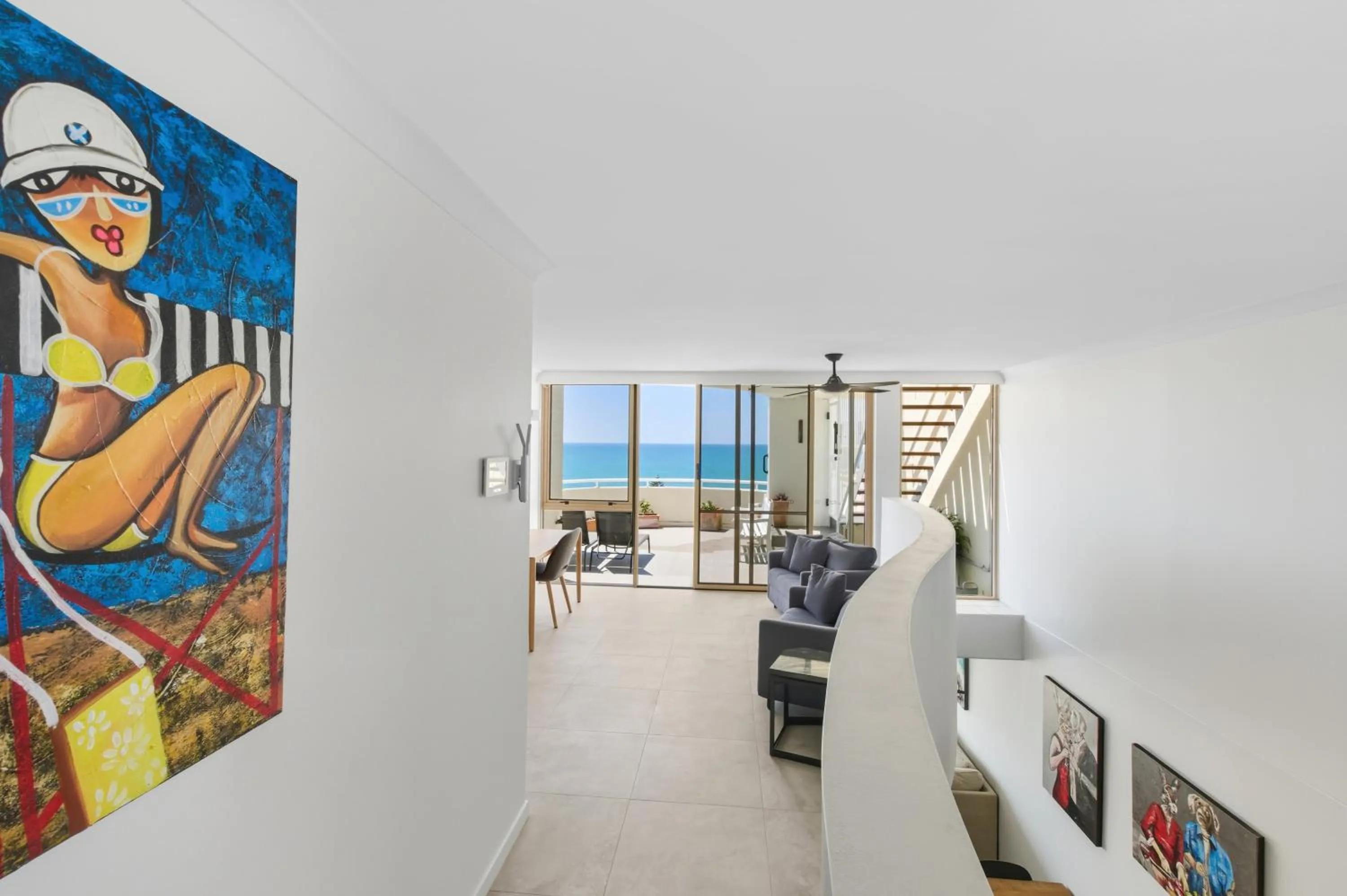 Living room in Osprey Apartments