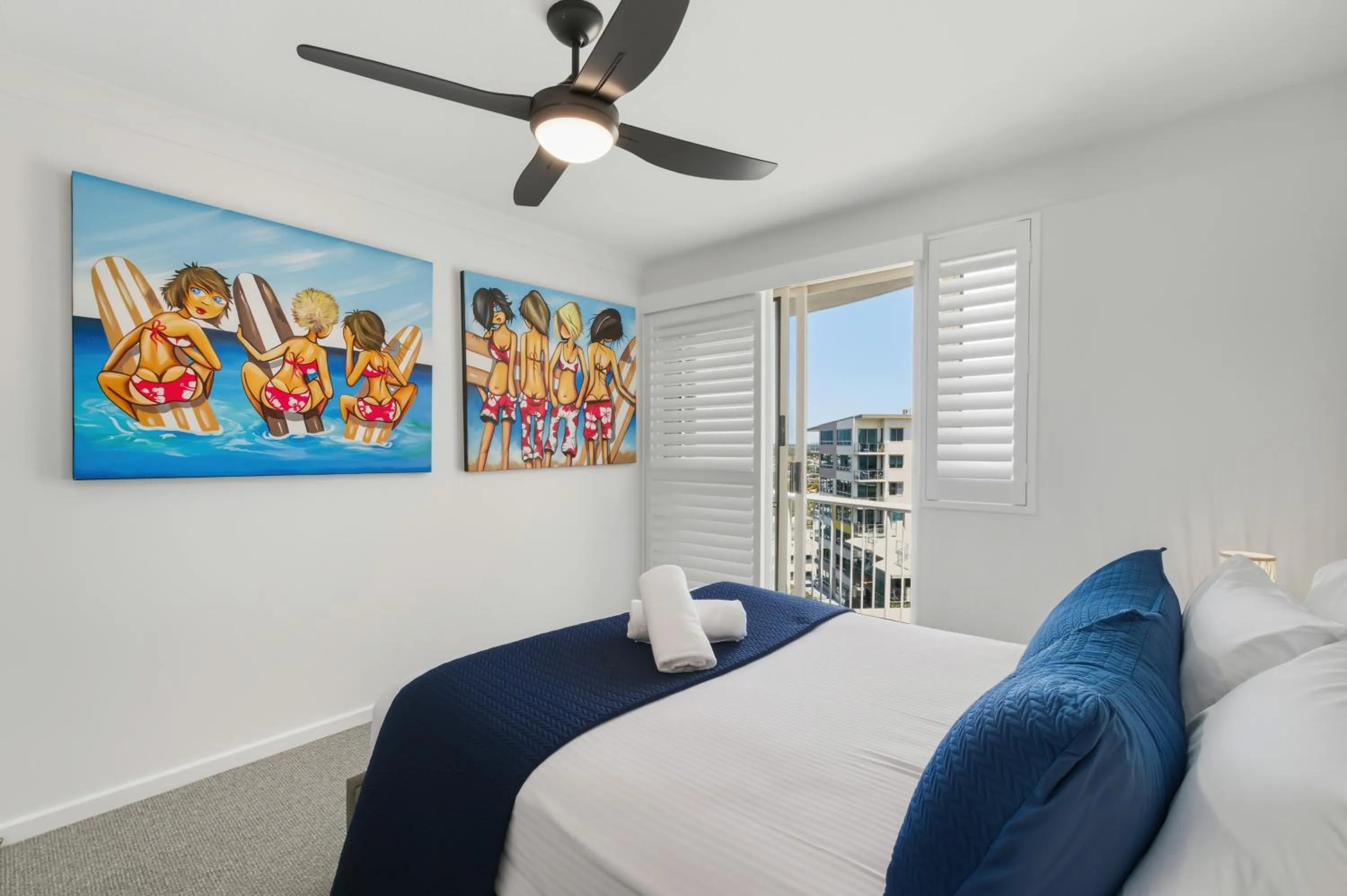 Bedroom, Bed in Osprey Apartments