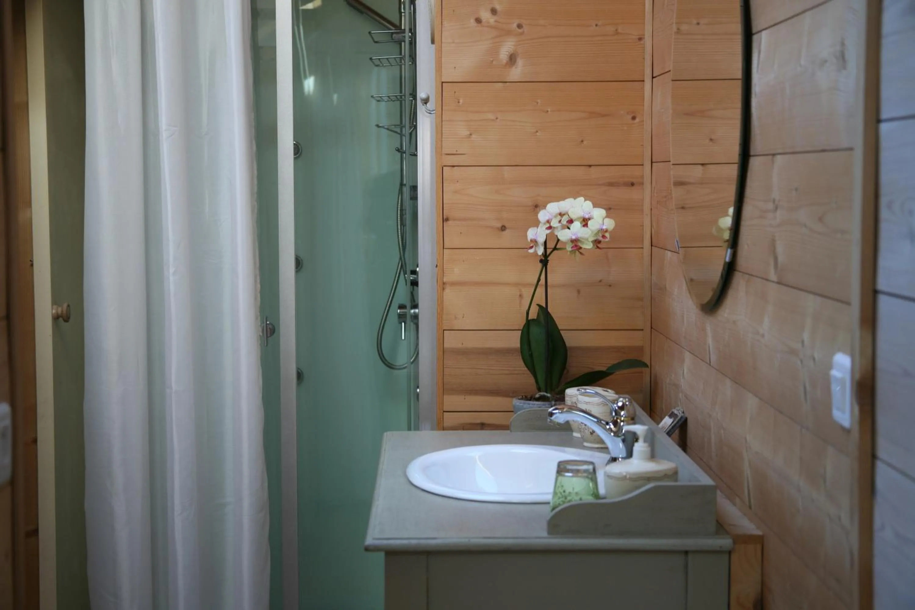 Shower in Chambres "Au Jardin"