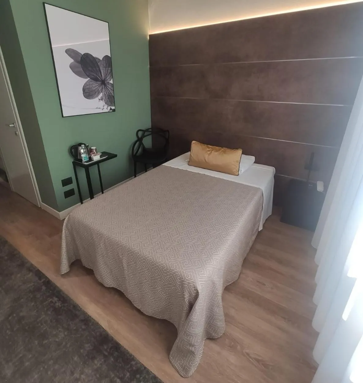 Bed in Hotel La Nuova Rotaia