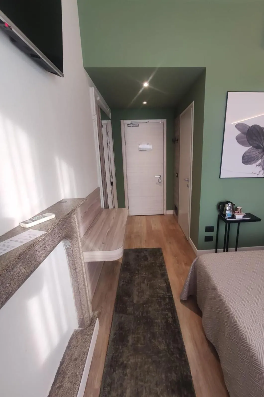 Bed in Hotel La Nuova Rotaia