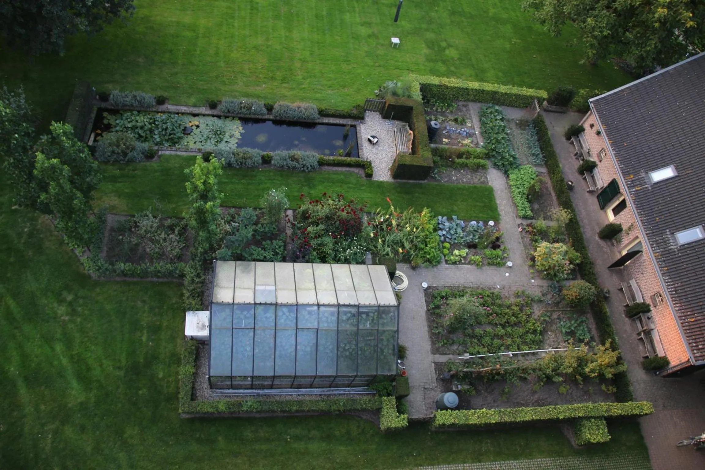 Bird's eye view in Gastenverblijf Eenink