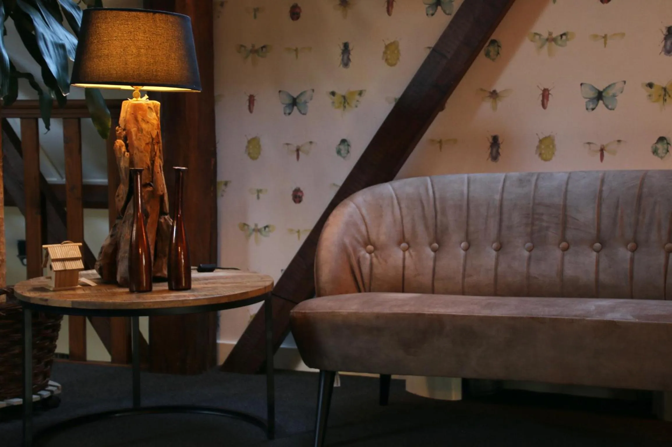 Seating area in Gastenverblijf Eenink