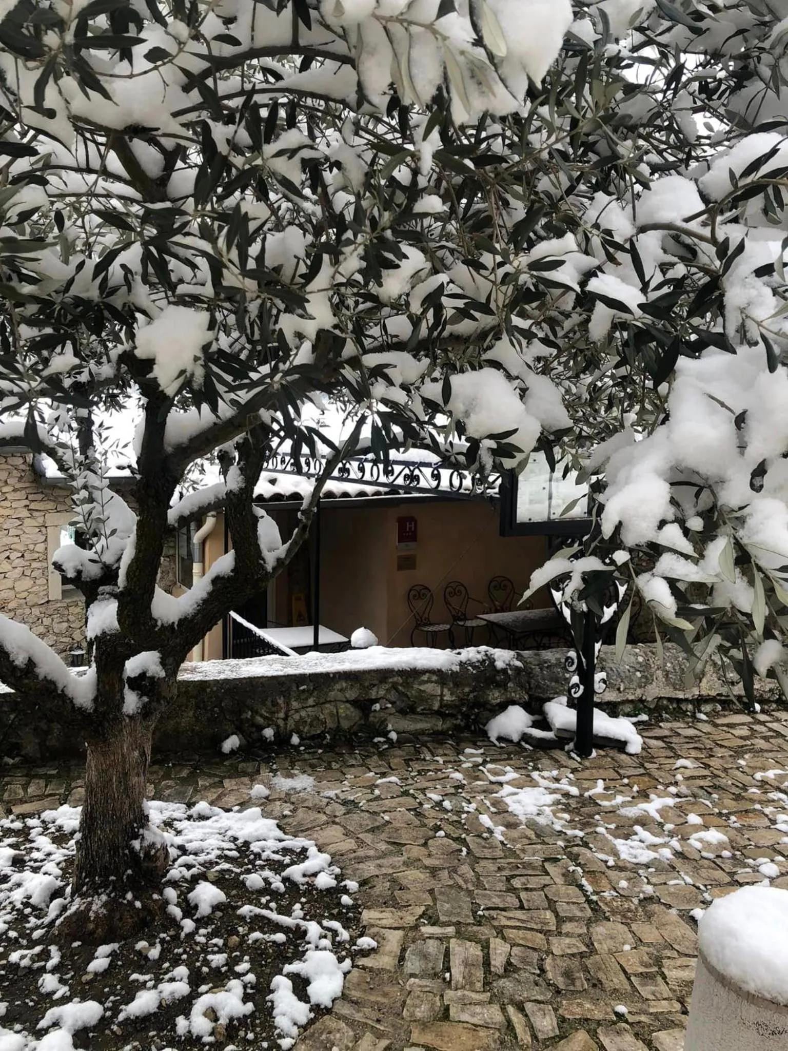 Winter in Hotel L'Oustau de la Font