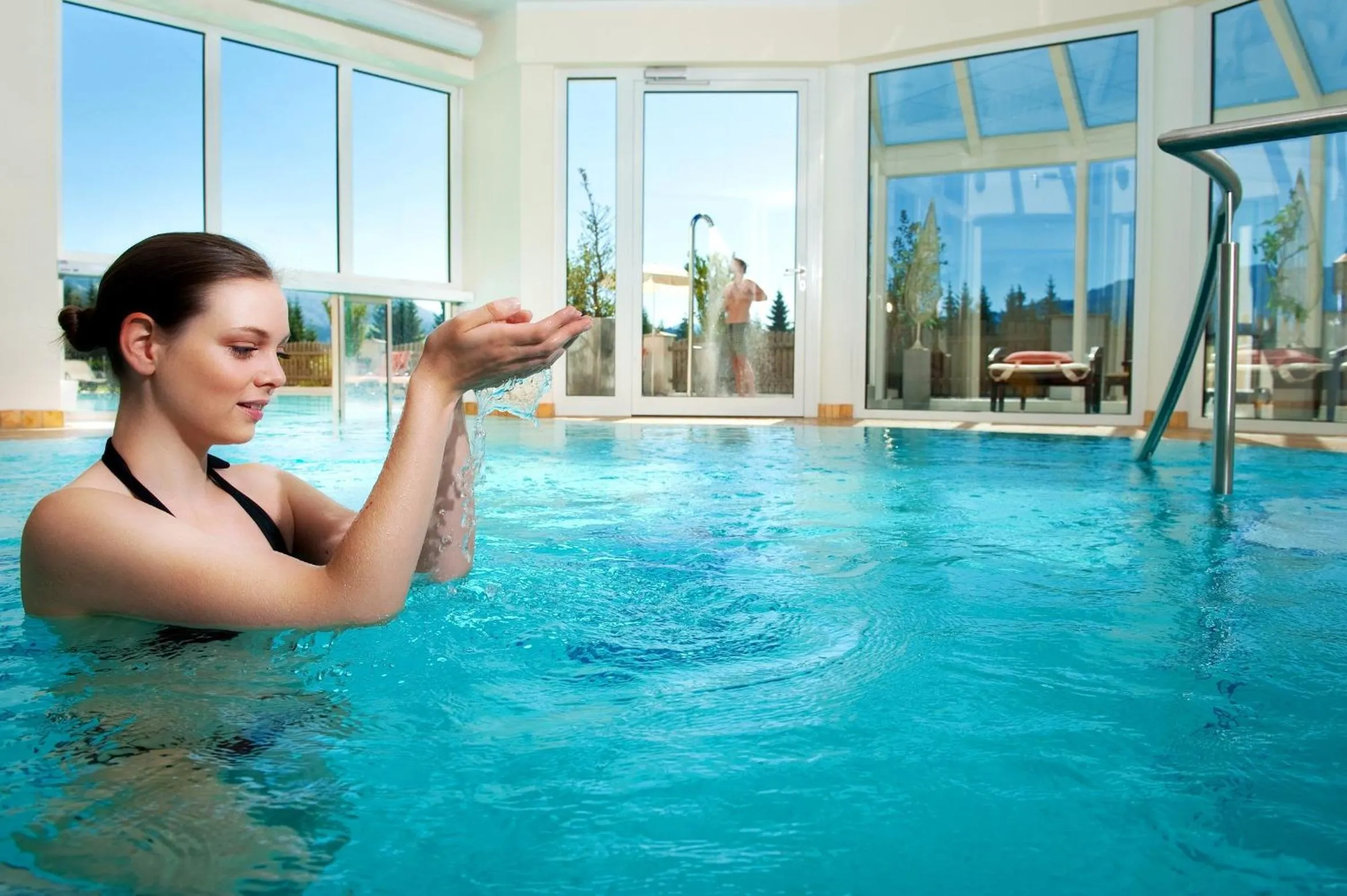 Hot Tub in Hotel Alpina Wellness & Spa Resort