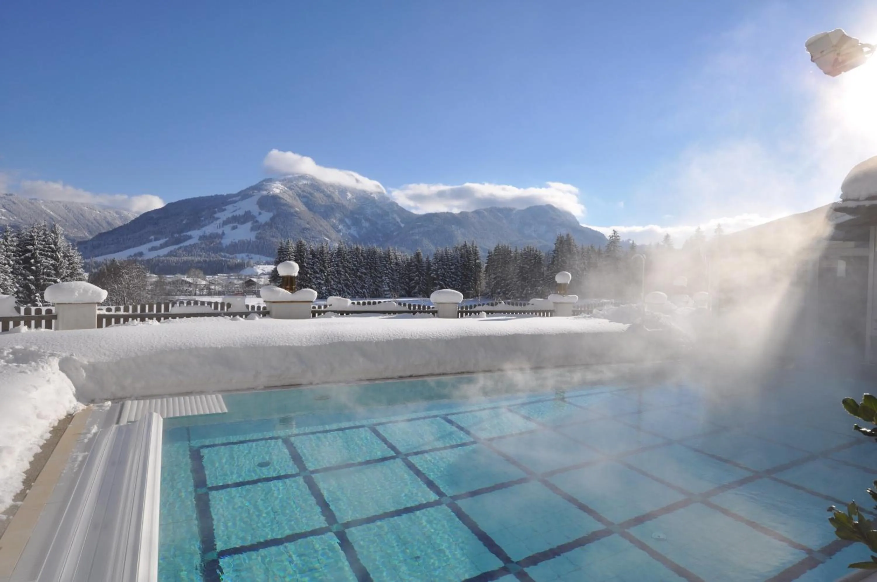 Swimming pool in Hotel Alpina Wellness & Spa Resort